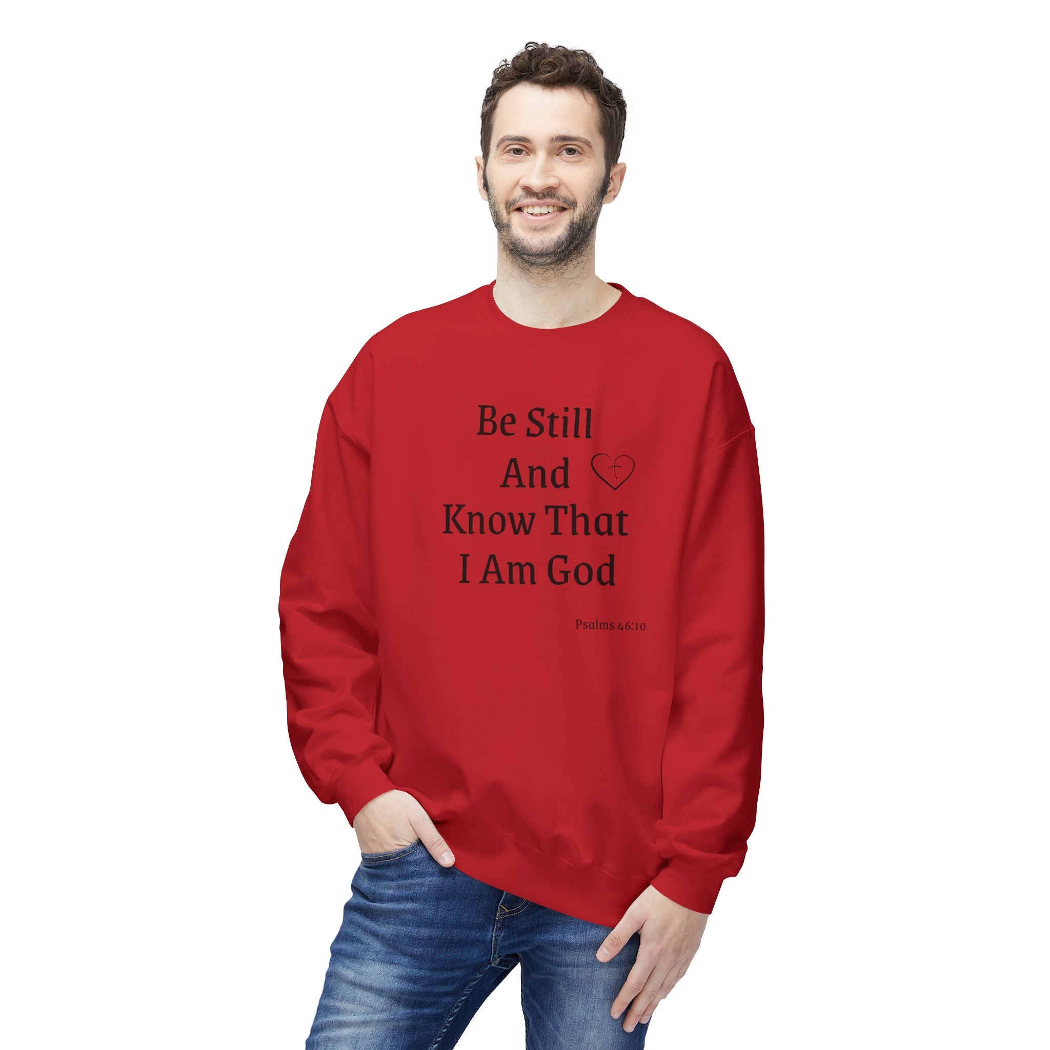 Be Still And Know That I Am God Crewneck Sweatshirt