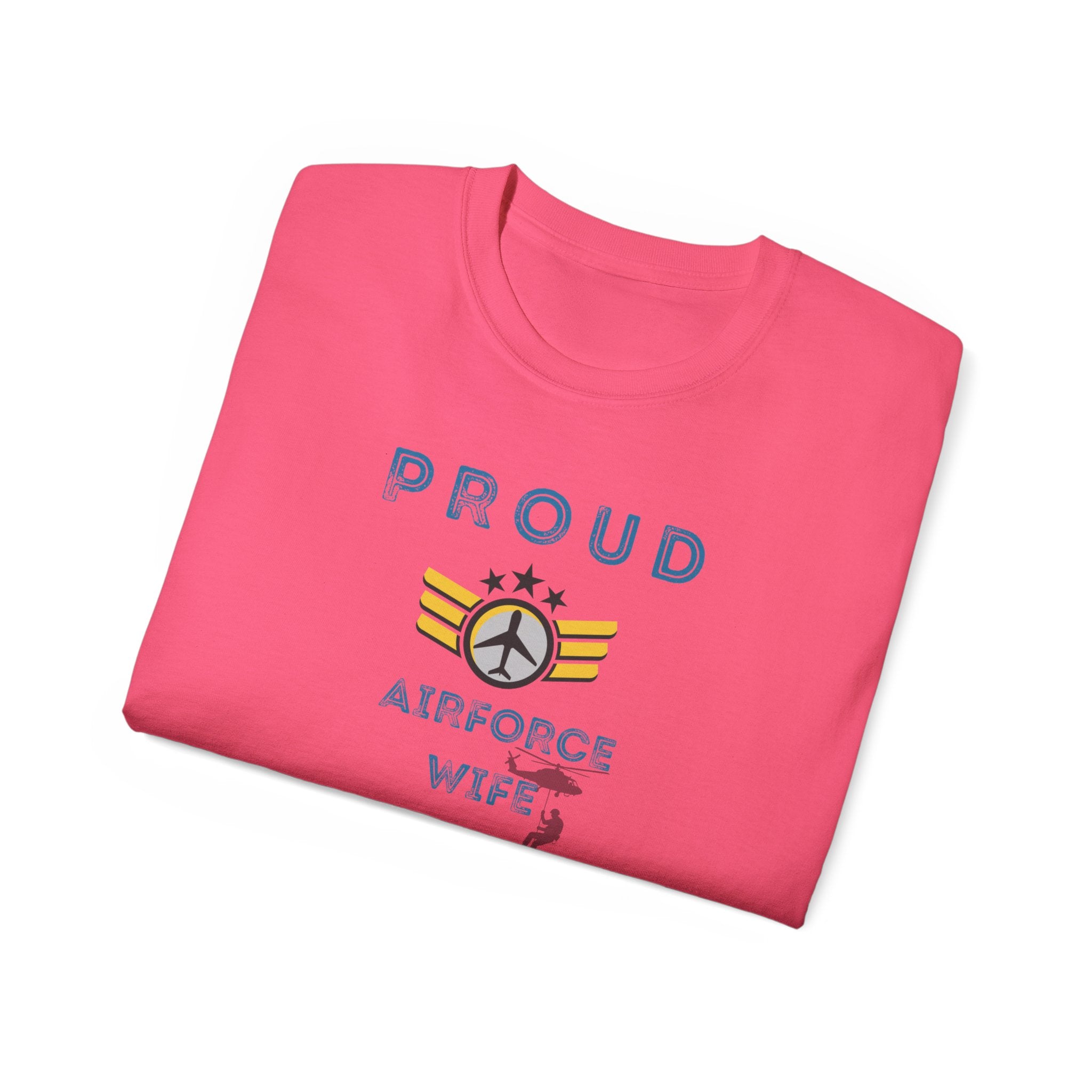 Proud Air Force Wife T-Shirt — Military Spouse Tee