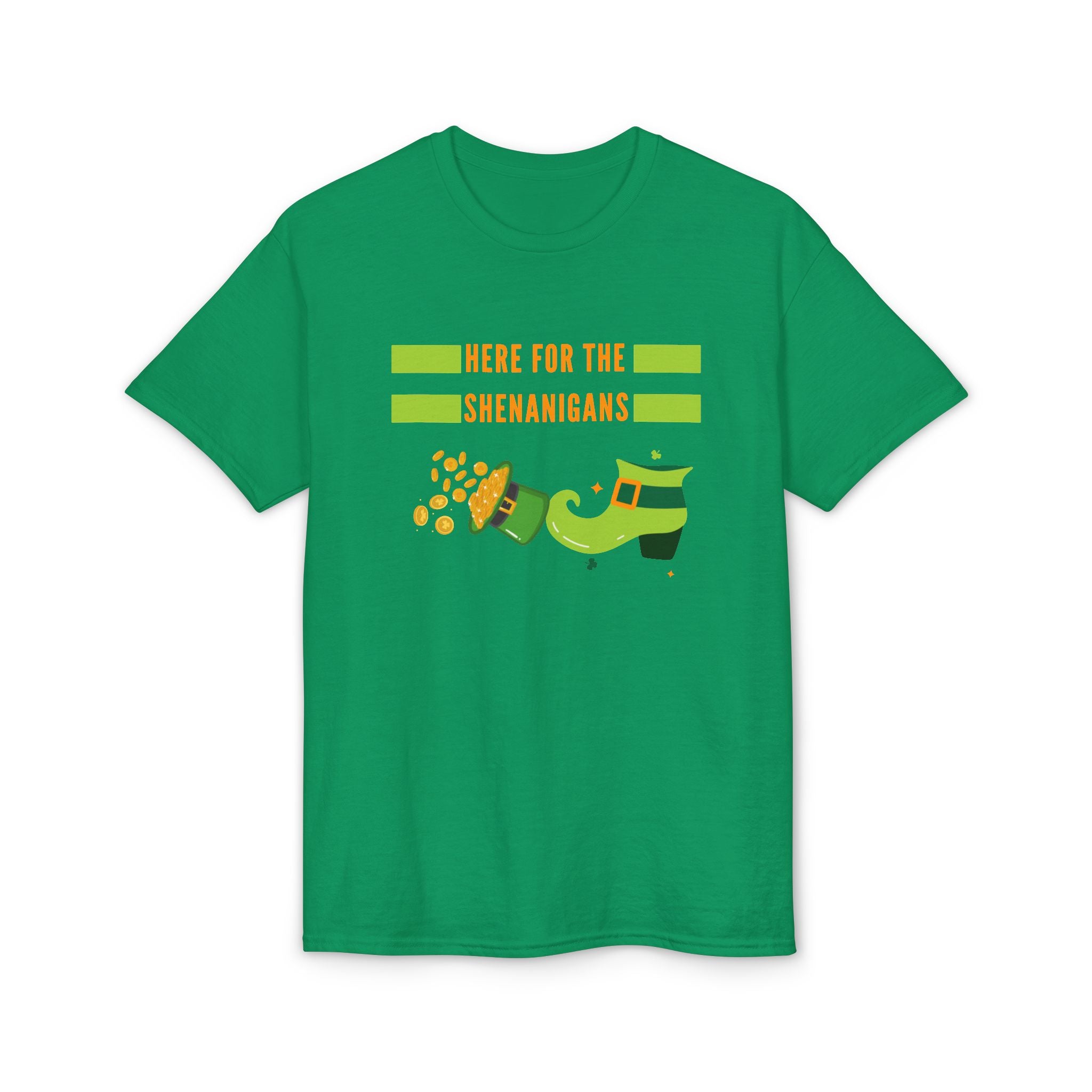 Here for the Shenanigans Unisex DryBlend® St. Patrick's Day T-Shirt