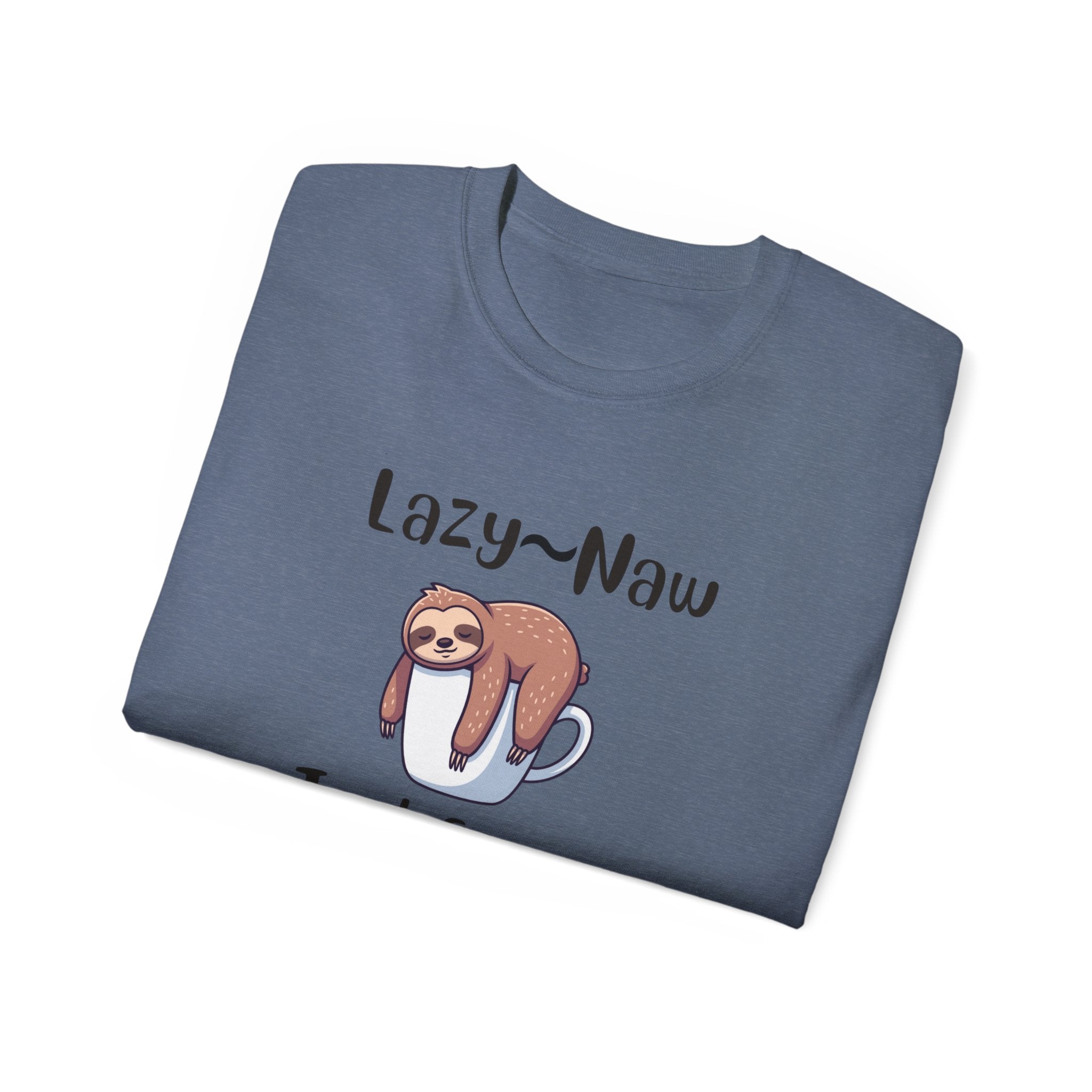 Sloth 'Lazy-Naw — Just Energy Efficient' T-Shirt
