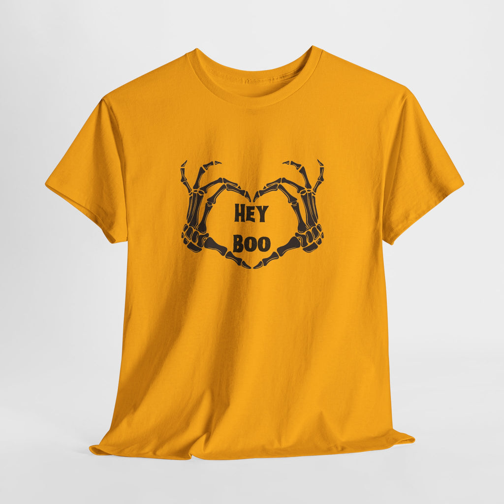 Hey Boo Skeleton Heart T-Shirt