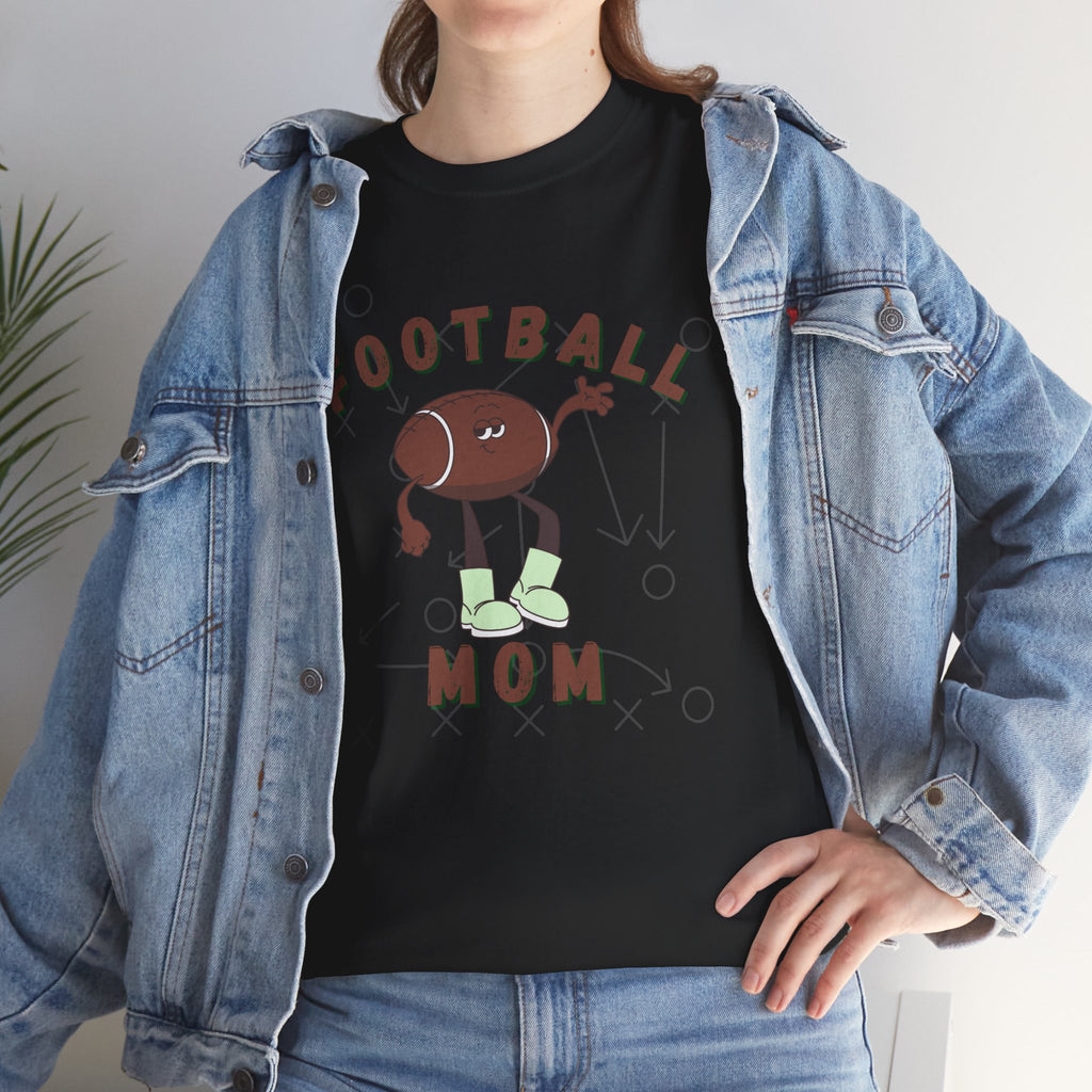 Football Mom graphic Unisex Heavy Cotton Tee