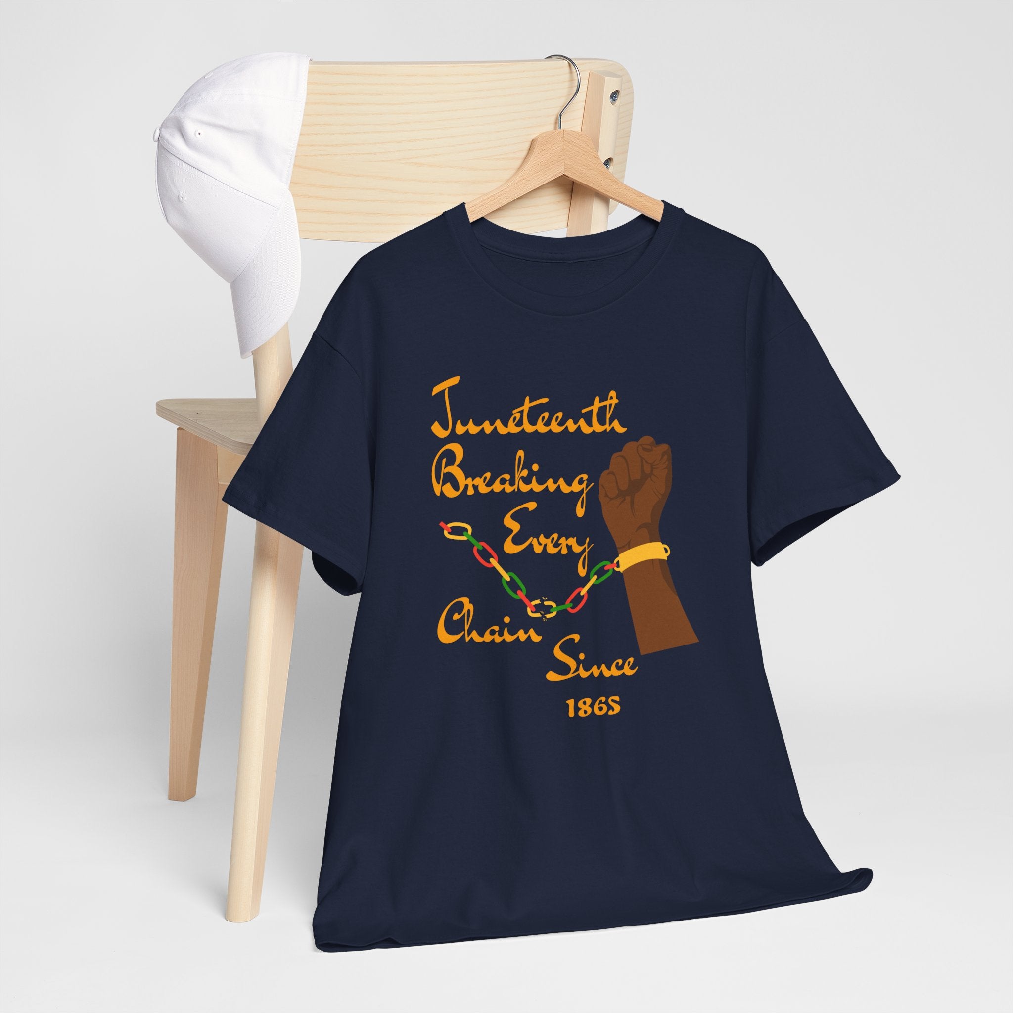 Juneteenth Freedom Tee — "Breaking Every Chain Since 1865"