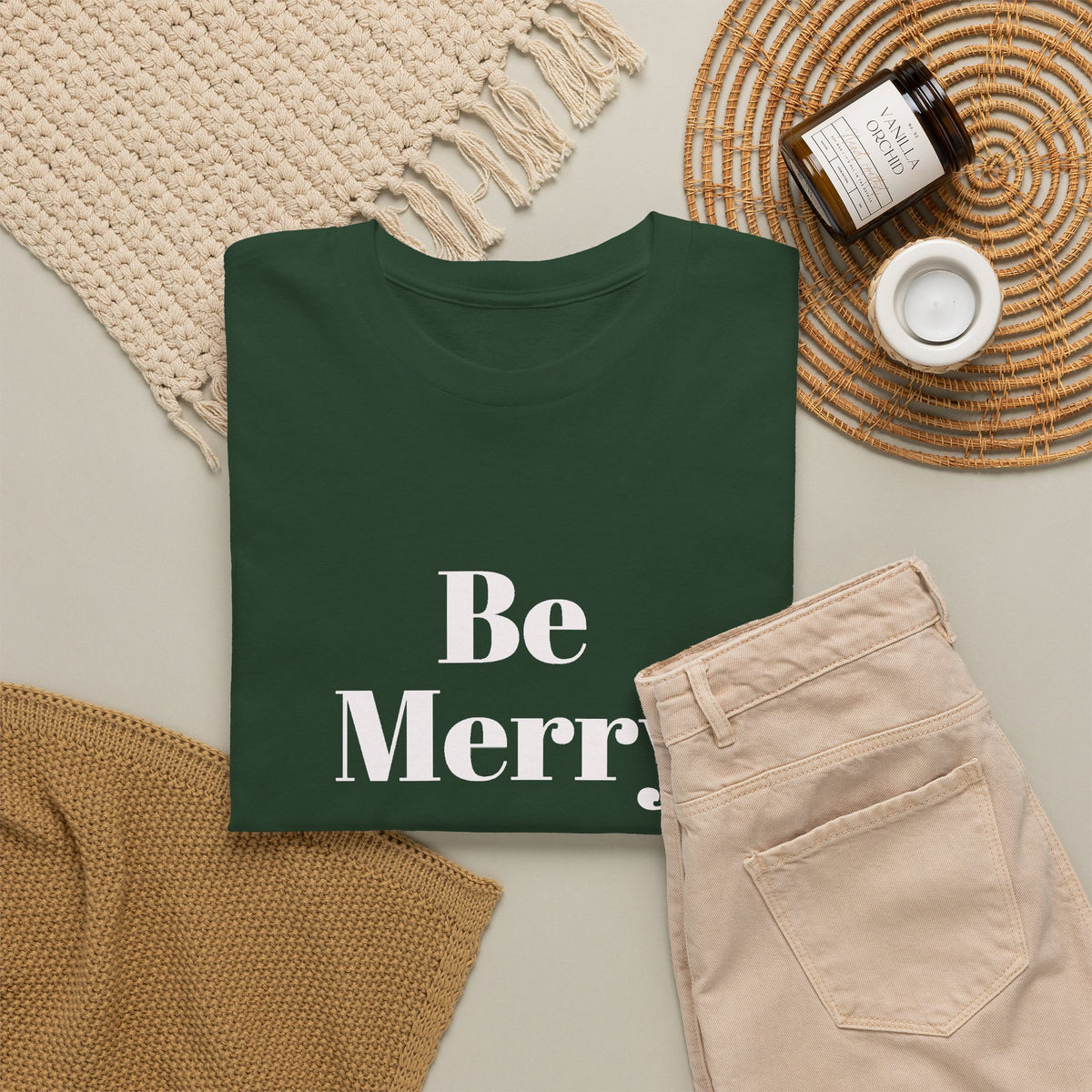 Be Merry DAMMIT! Christmas Humor T-Shirt