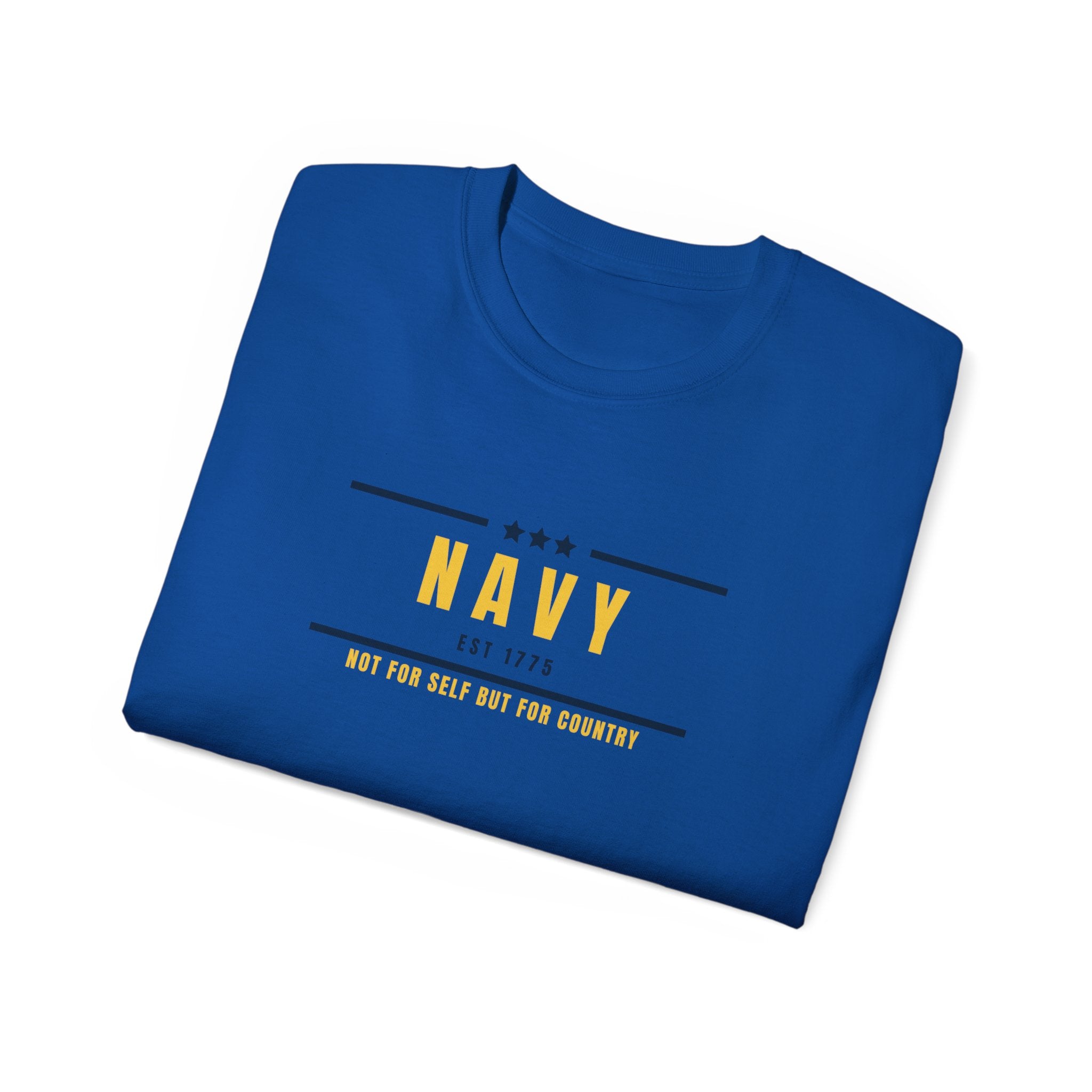 Navy Est. 1775 Military Graphic Tee — Veteran & Navy Support Shirt