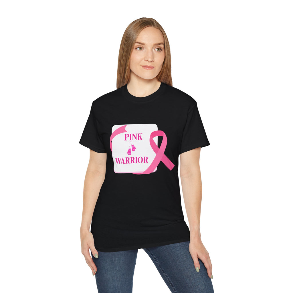Pink Warrior Tee - Breast Cancer Awareness Pink Ribbon Shirt