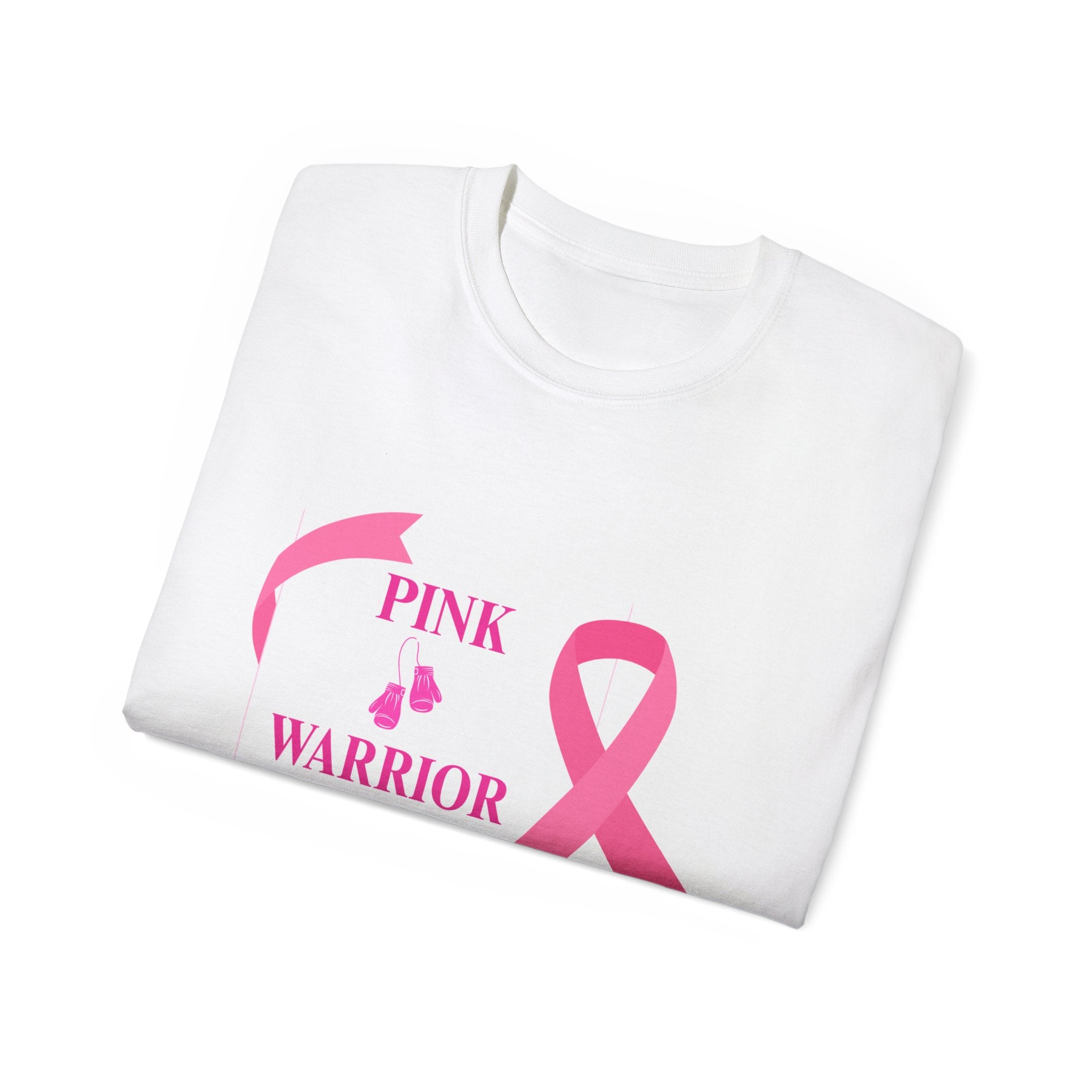 Pink Warrior Tee - Breast Cancer Awareness Pink Ribbon Shirt