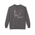 I Am Fierce Crewneck Sweatshirt — Pink Magic Feminine Graphic Sweatshirt