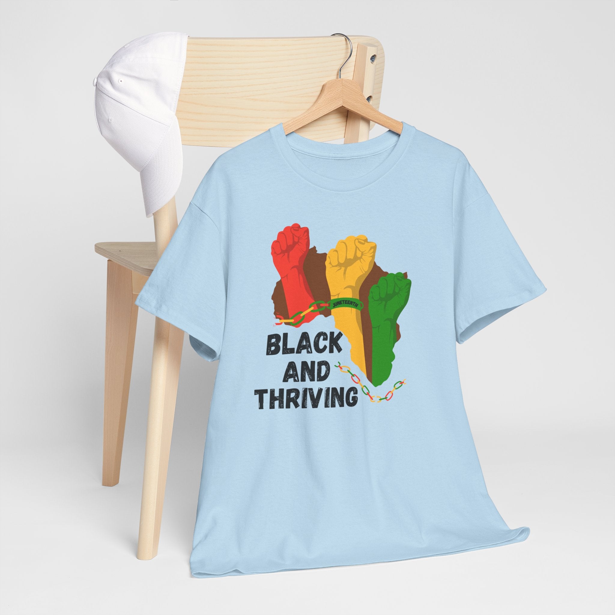 Juneteenth 'Black and Thriving, No Apologies' Tee