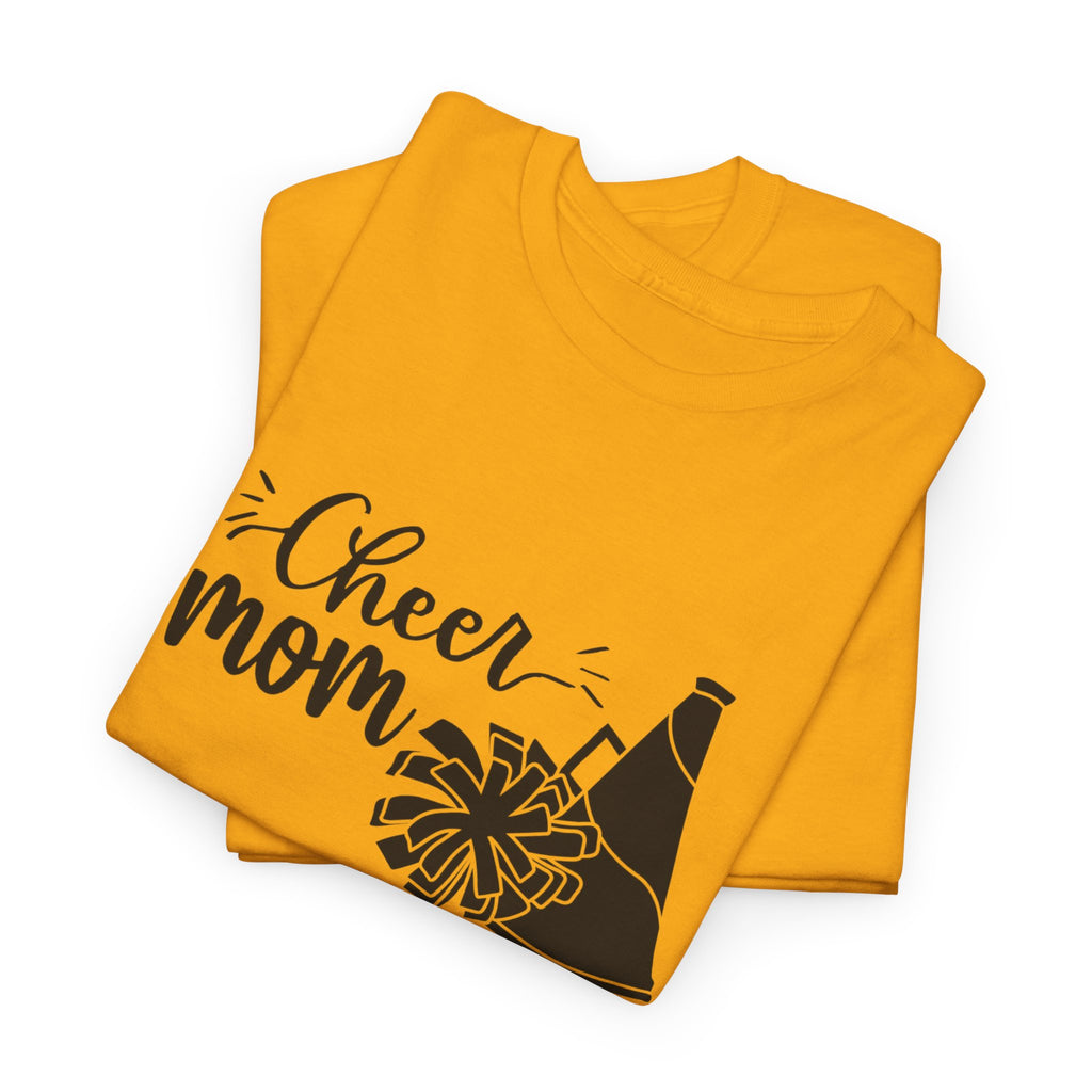 Cheer Mom T-Shirt — Pom Pom & Megaphone Mom Tee