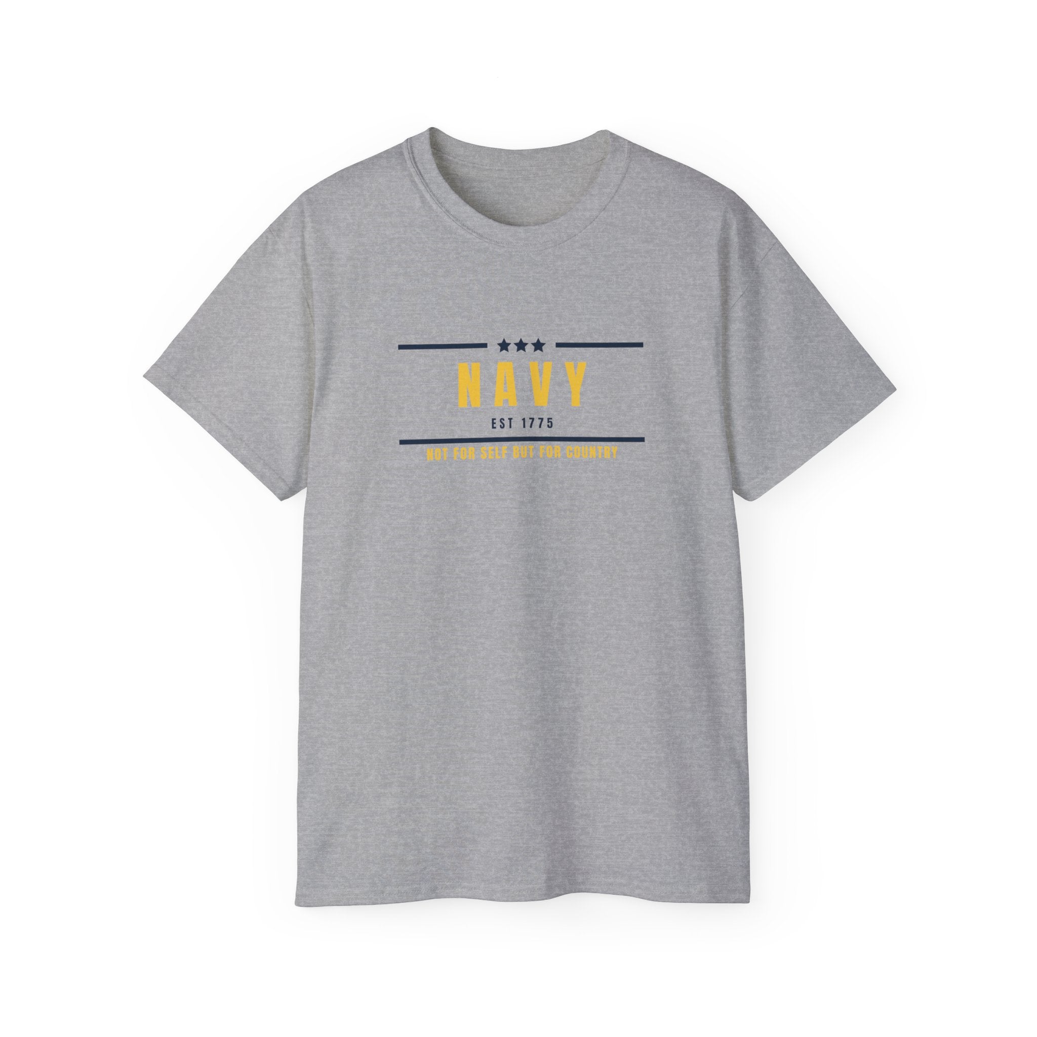 Navy Est. 1775 Military Graphic Tee — Veteran & Navy Support Shirt