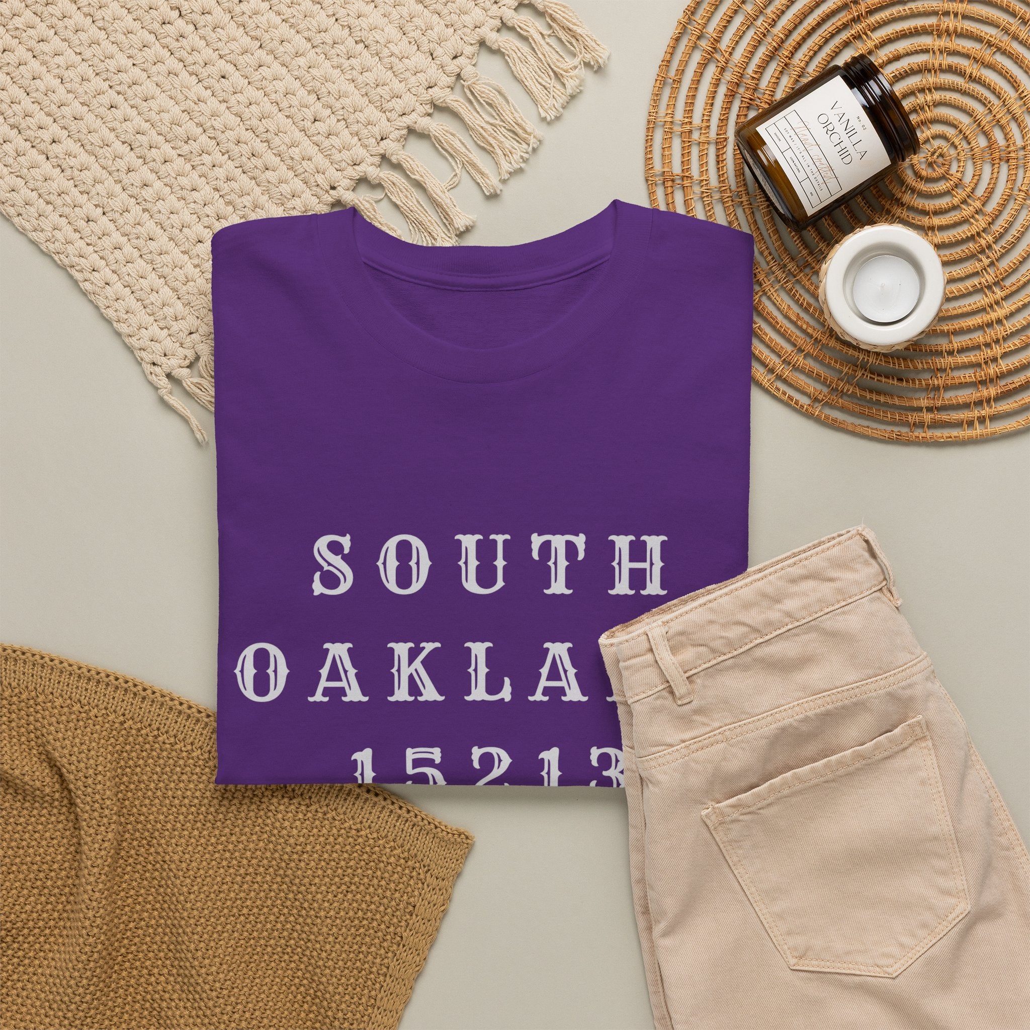 South Oakland 15213 T-Shirt — Vintage City Zip Code Tee