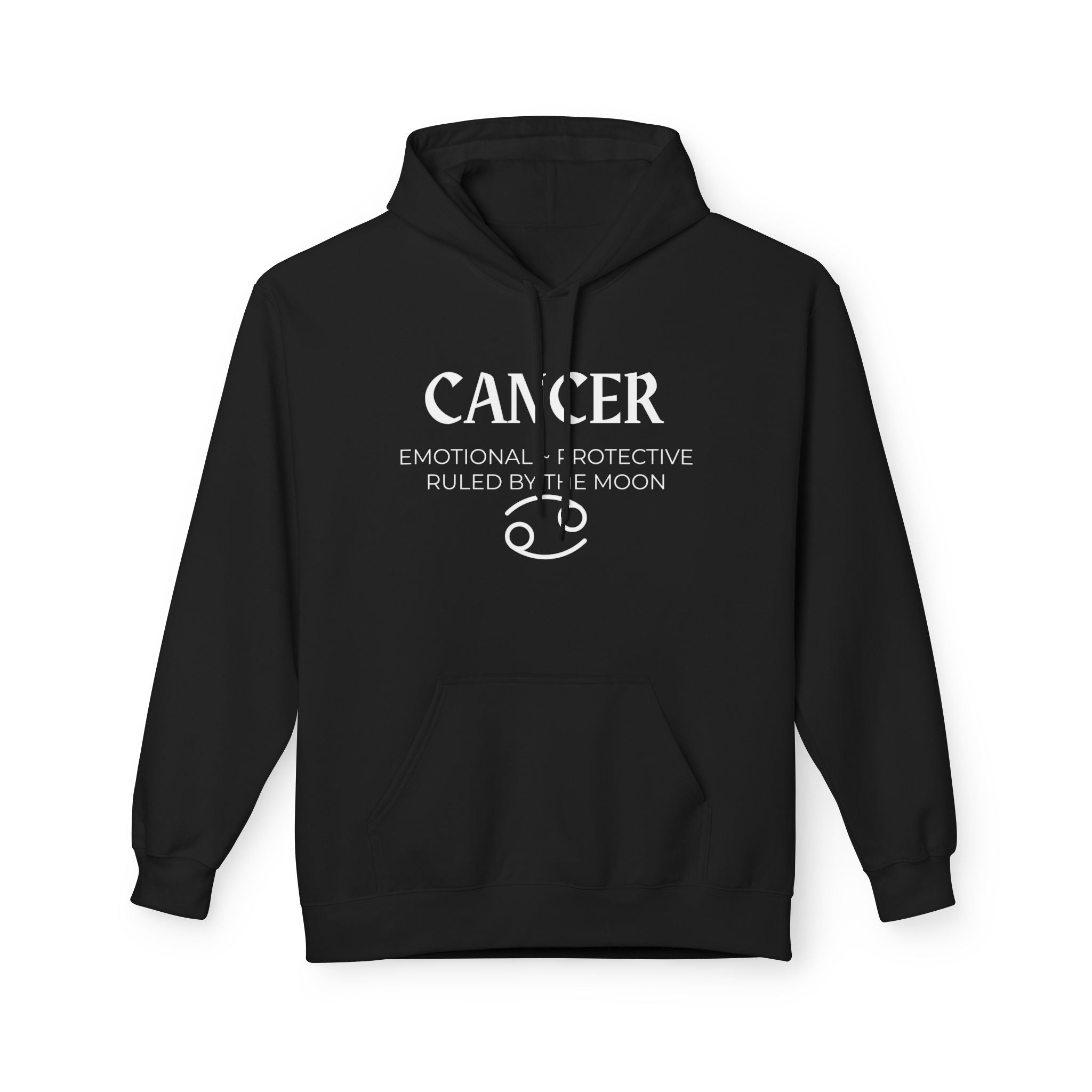 Cancer Cozy Fleece Hoodie with Adorable Design