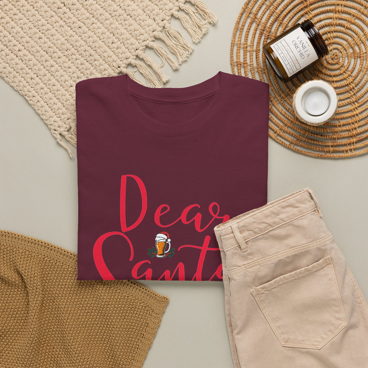 Dear Santa Beer Is the Perfect Stocking Stuffer Christmas T-Shirt