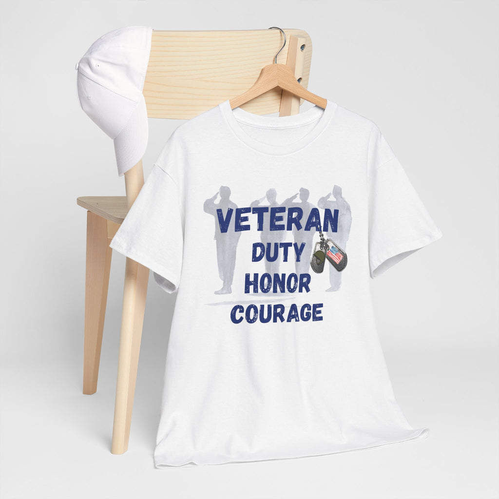 Veteran Duty Honor Courage T-Shirt – Military Tribute Tee