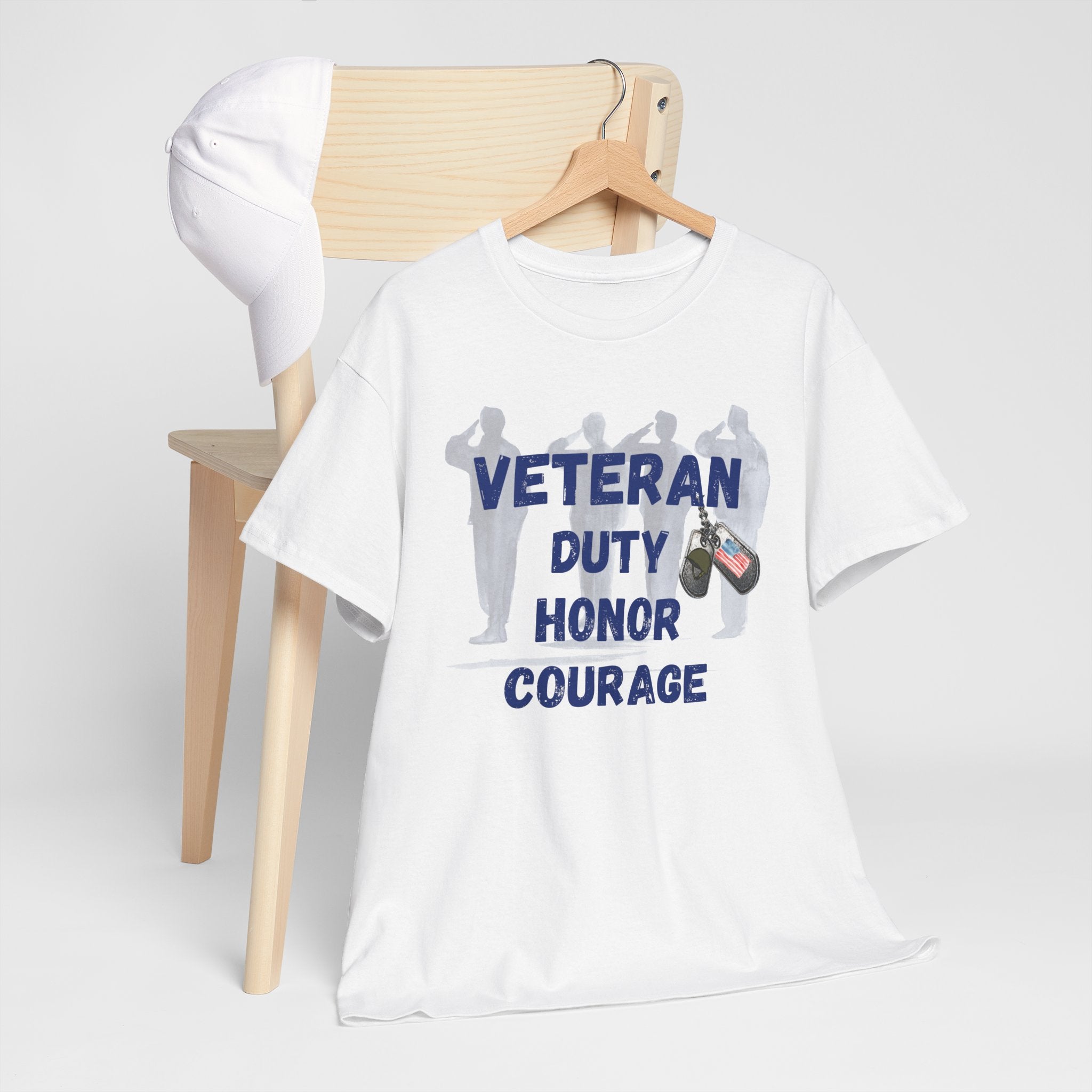 Veteran Duty Honor Courage T-Shirt – Military Tribute Tee