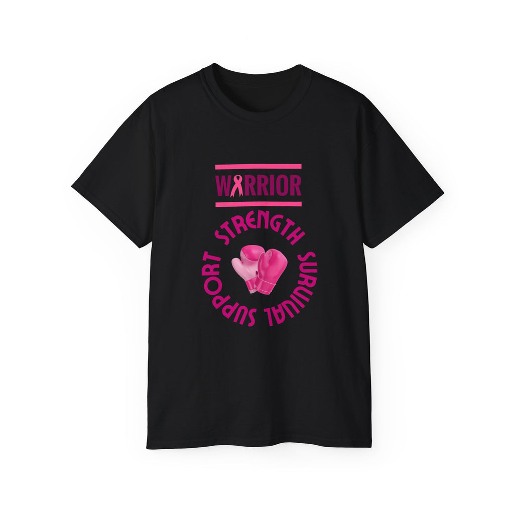 Breast Cancer Warrior T-Shirt — Support Strength Survival Tee