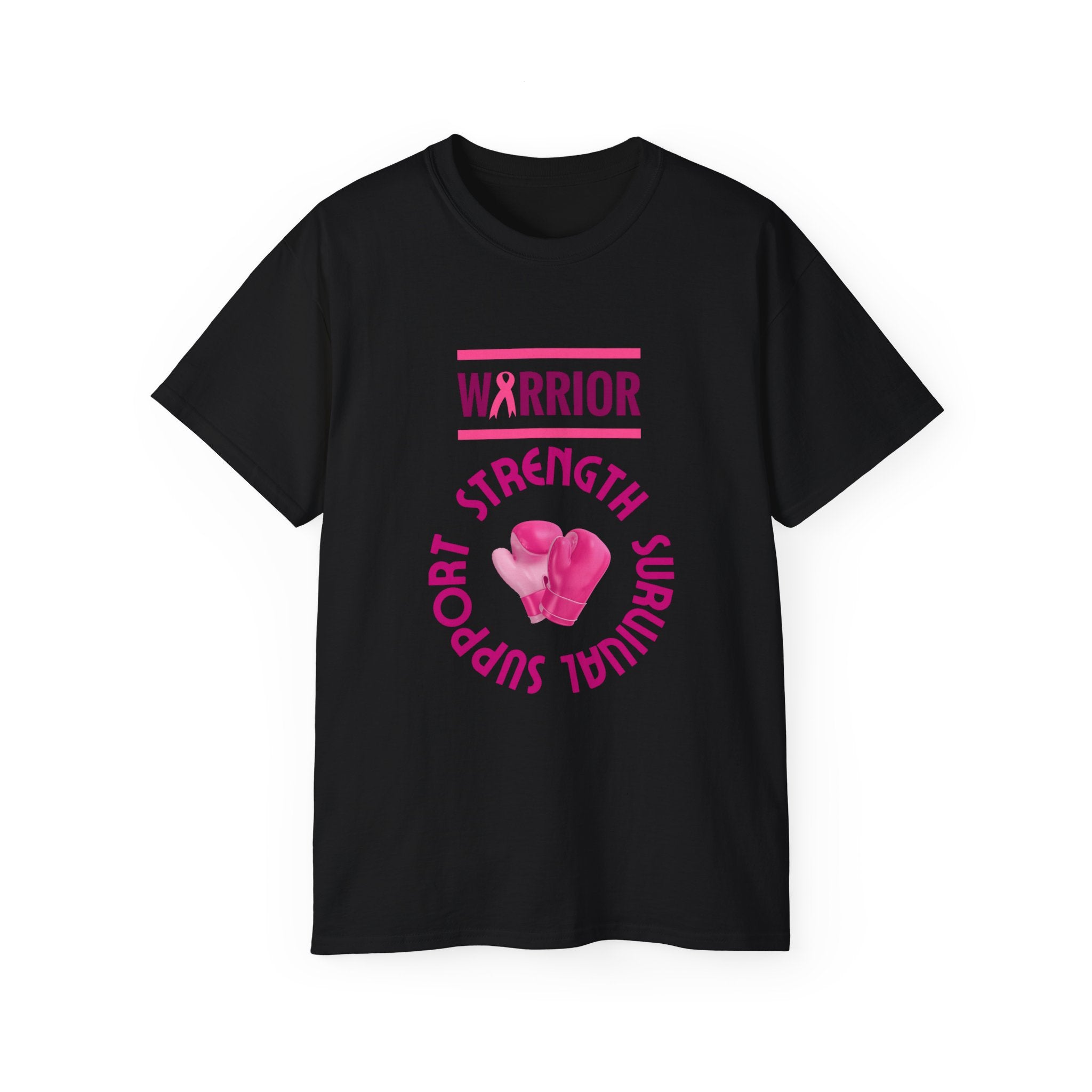Breast Cancer Warrior T-Shirt — Support Strength Survival Tee