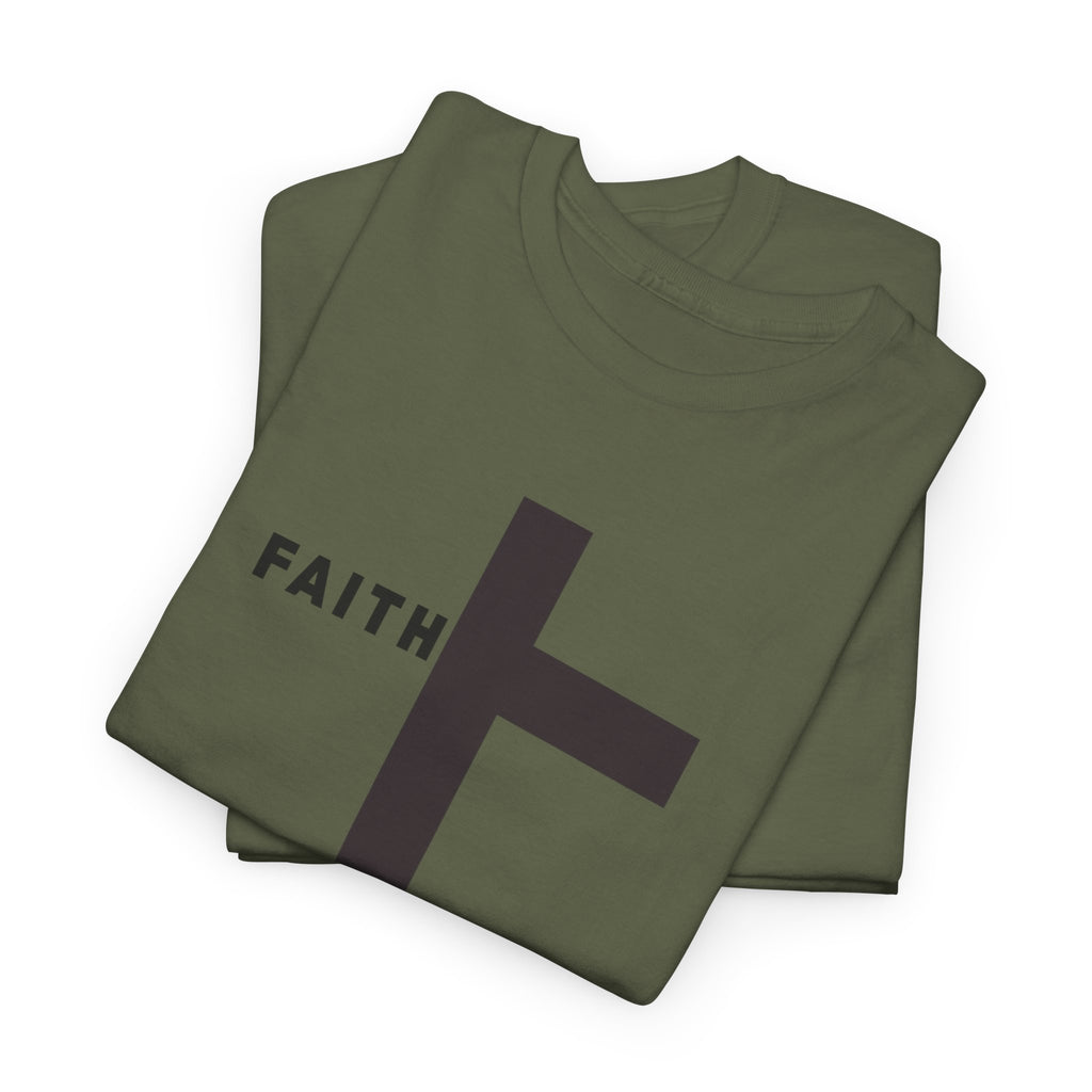 Faith Cross T‑Shirt — Minimal Christian Tee