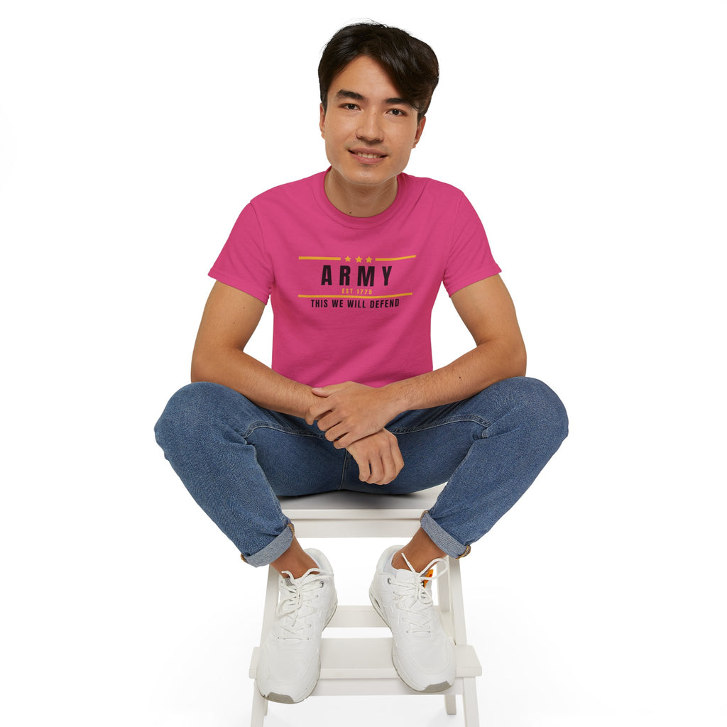 Army This We Will Defend Tee — Patriotic Military Cotton T-Shirt