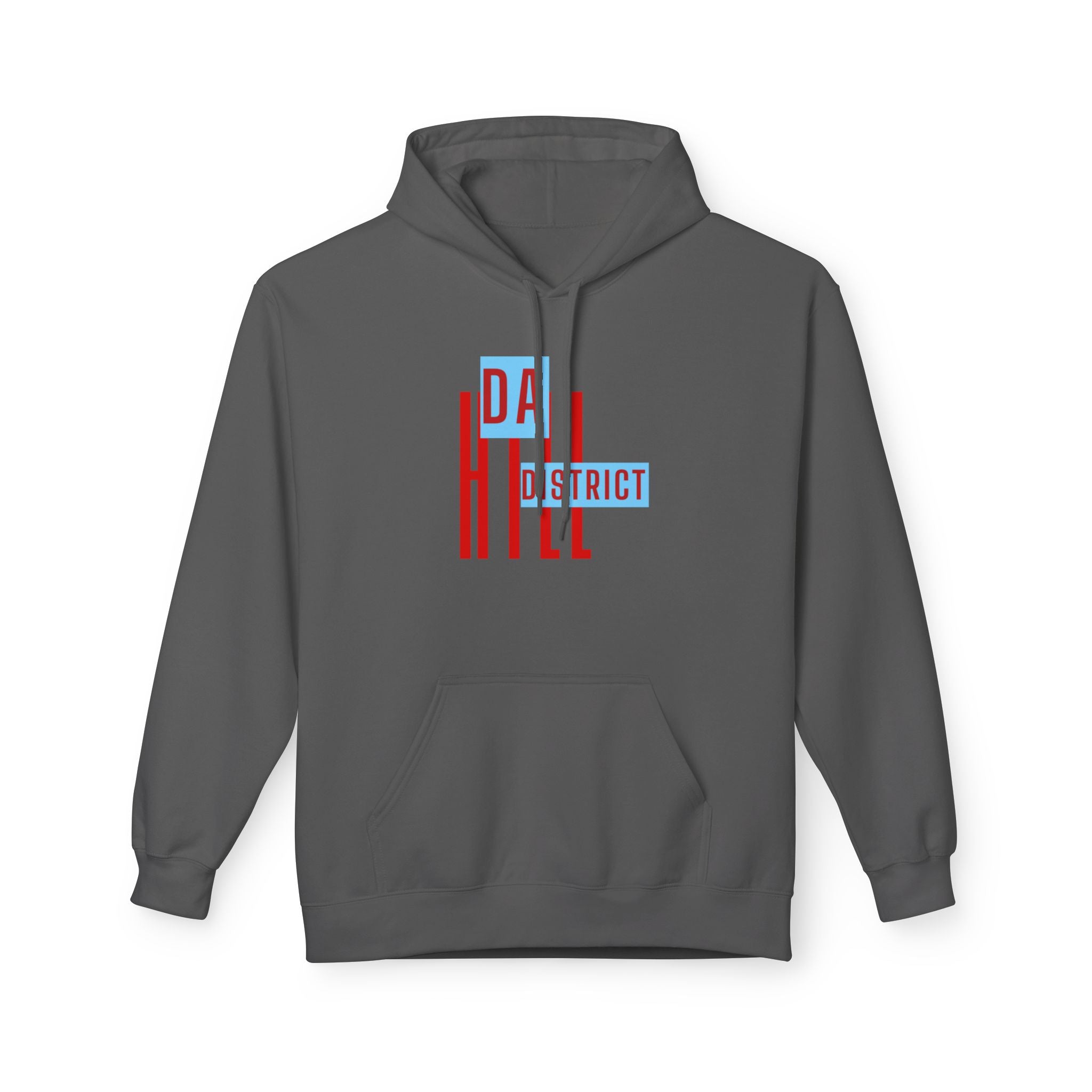 Hill District Retro Text Hoodie — 'Da Hill District' Pittsburgh Pride Sweatshirt