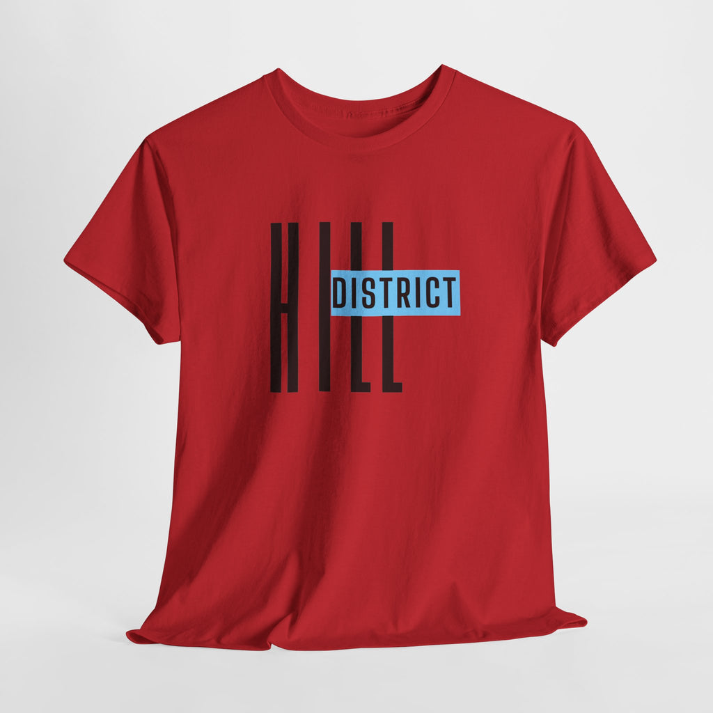Hill District Retro Logo T‑Shirt — Urban Neighborhood Pride Tee