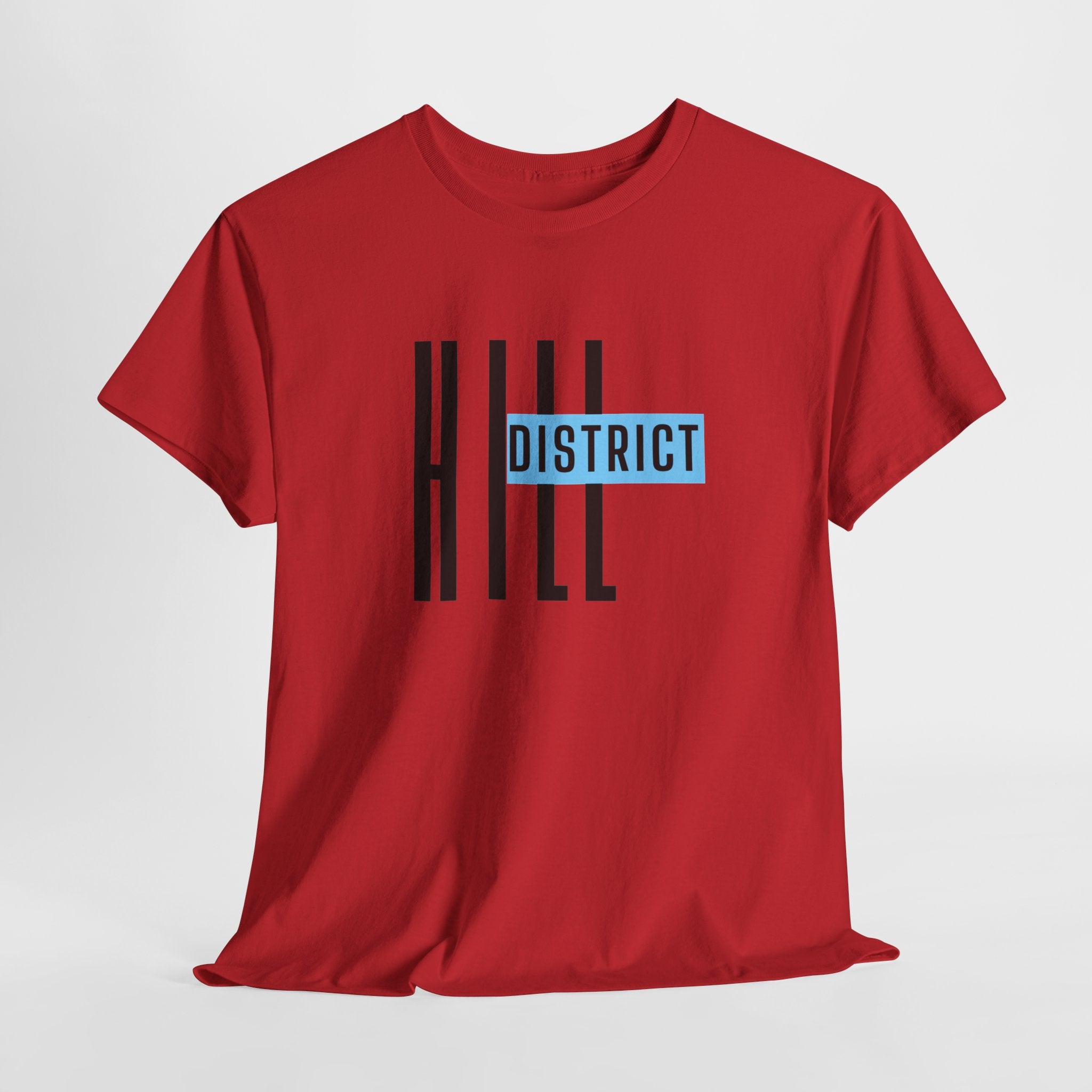 Hill District Retro Logo T‑Shirt — Urban Neighborhood Pride Tee