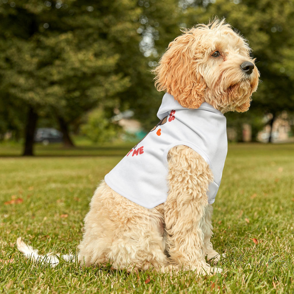 Dog Hoodie — "Tail Wags If You Pet Me" Cute Puppy Pet Hoodie