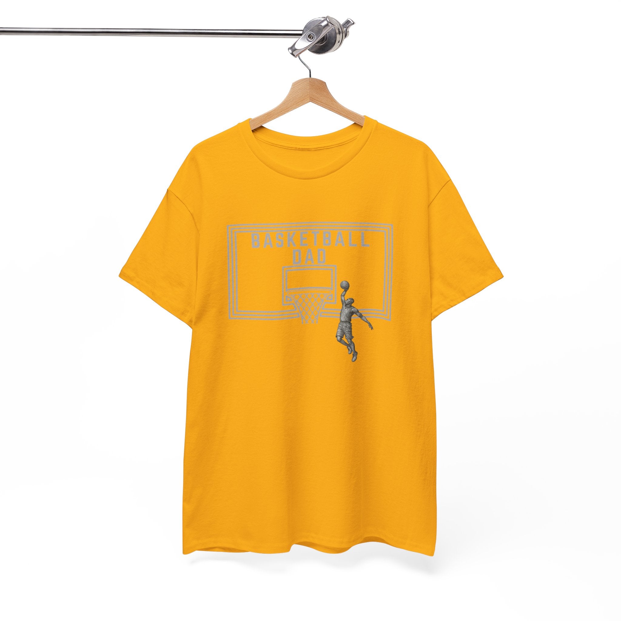 Basketball Dad T-Shirt — Basketball Hoop Graphic Tee for Proud Fathers