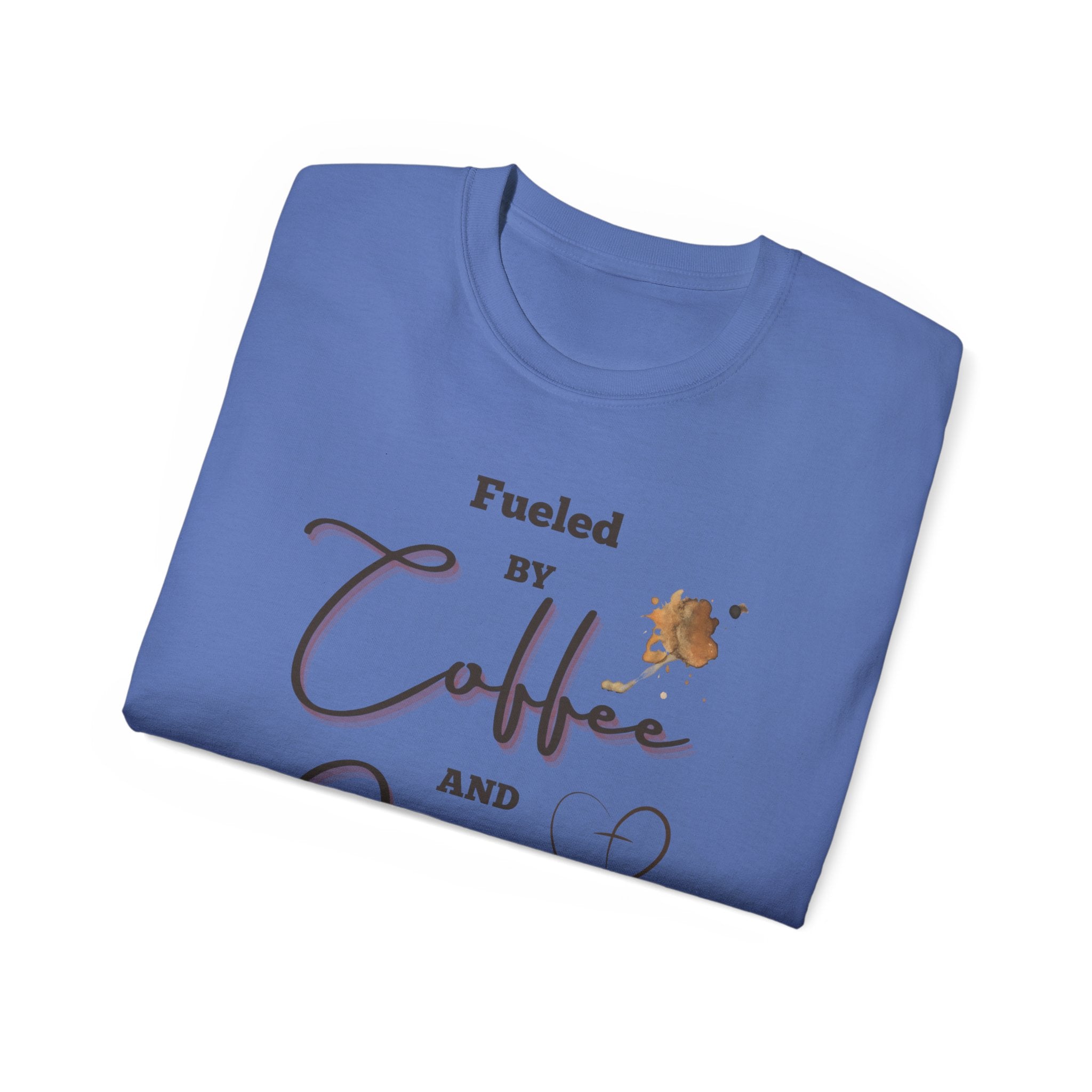 Coffee and Jesus T‑Shirt — "Fueled by Coffee and Jesus" Faith Graphic Tee