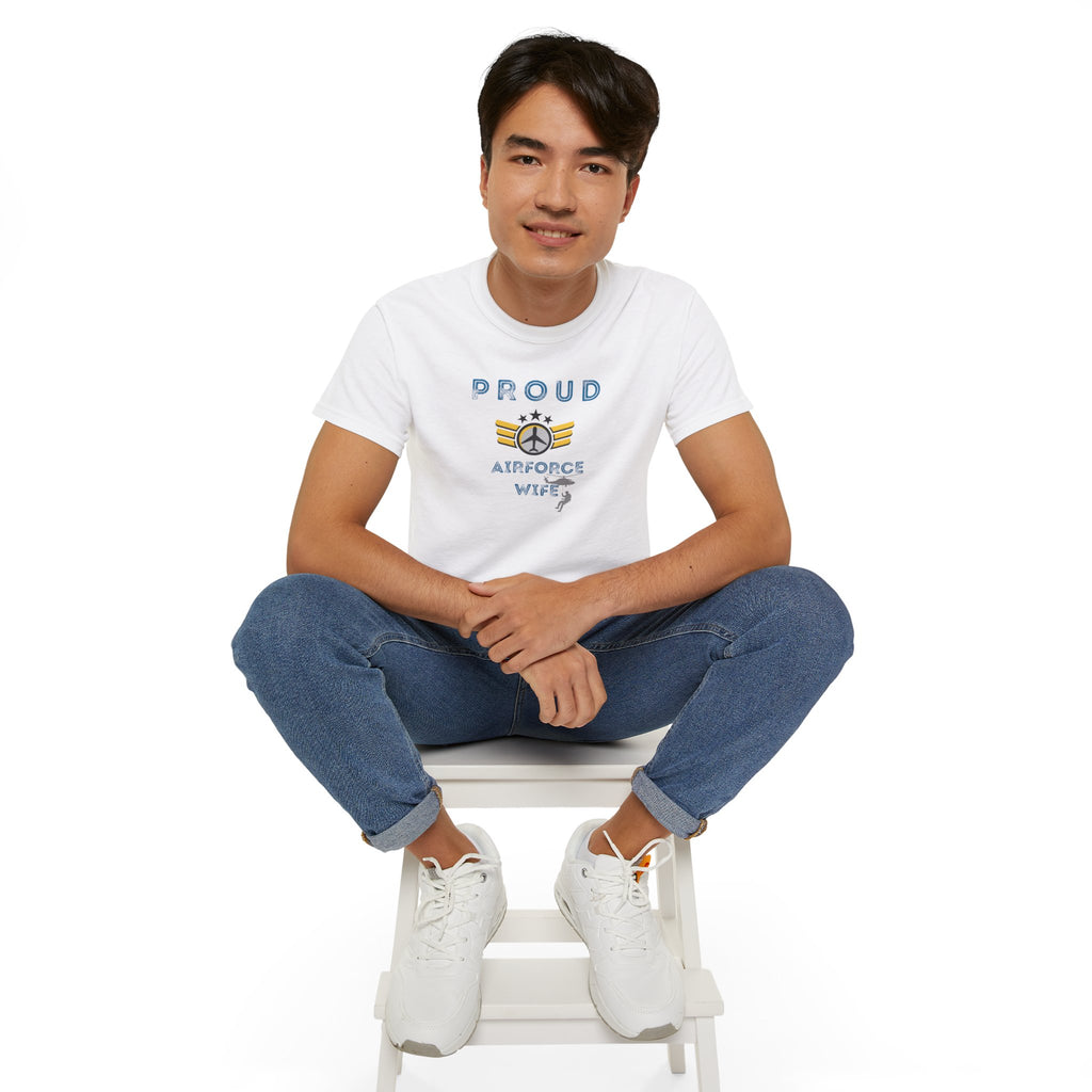 Proud Air Force Wife T-Shirt — Military Spouse Tee