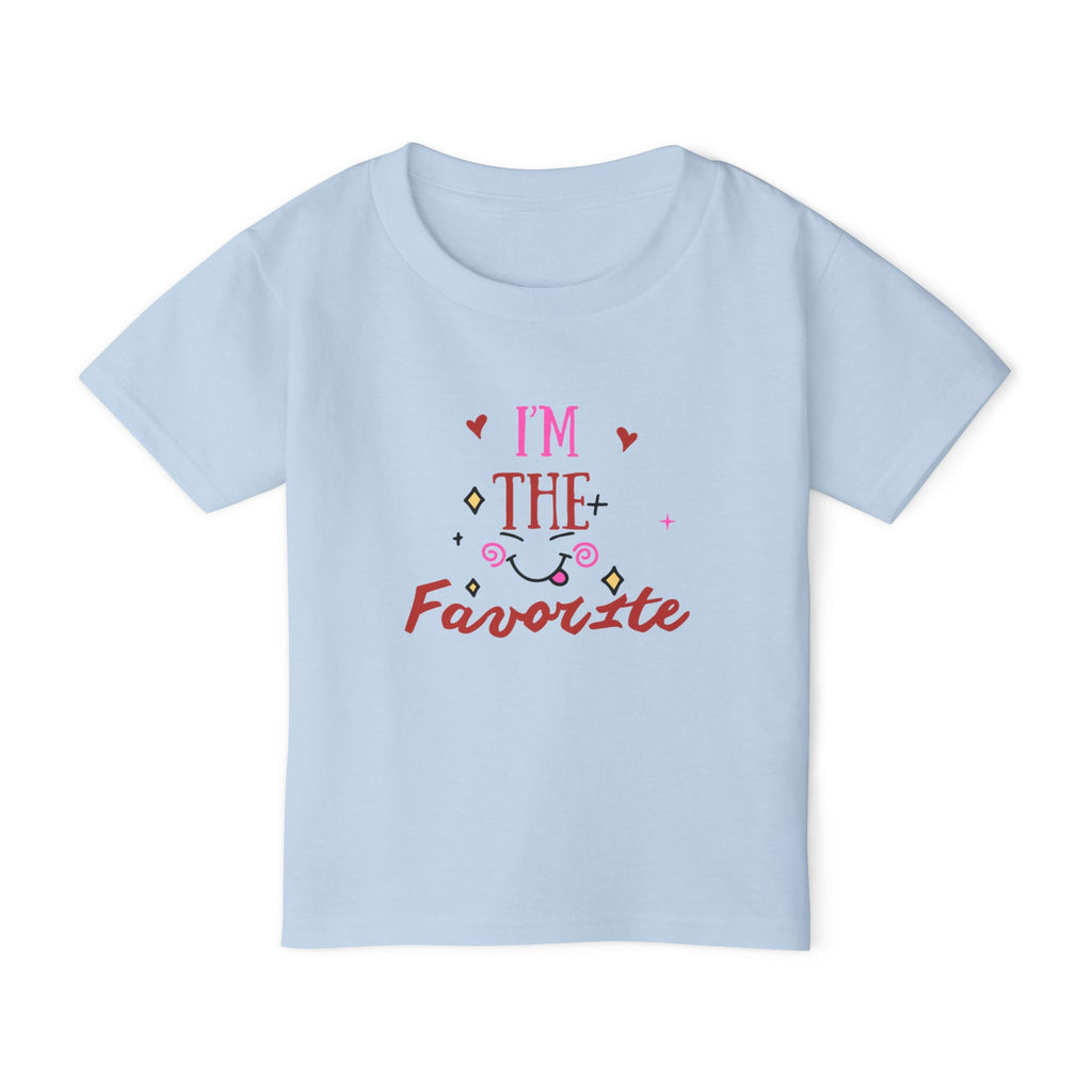 I’m The Favorite Toddler T-Shirt — Cute Heart & Script Baby Tee