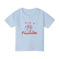 I’m The Favorite Toddler T-Shirt — Cute Heart & Script Baby Tee