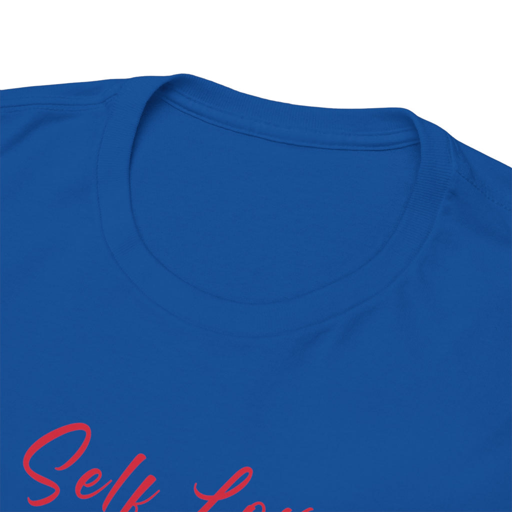 T-Shirt — "Self Love Is The Real Flex" Romantic Couple Graphic Tee