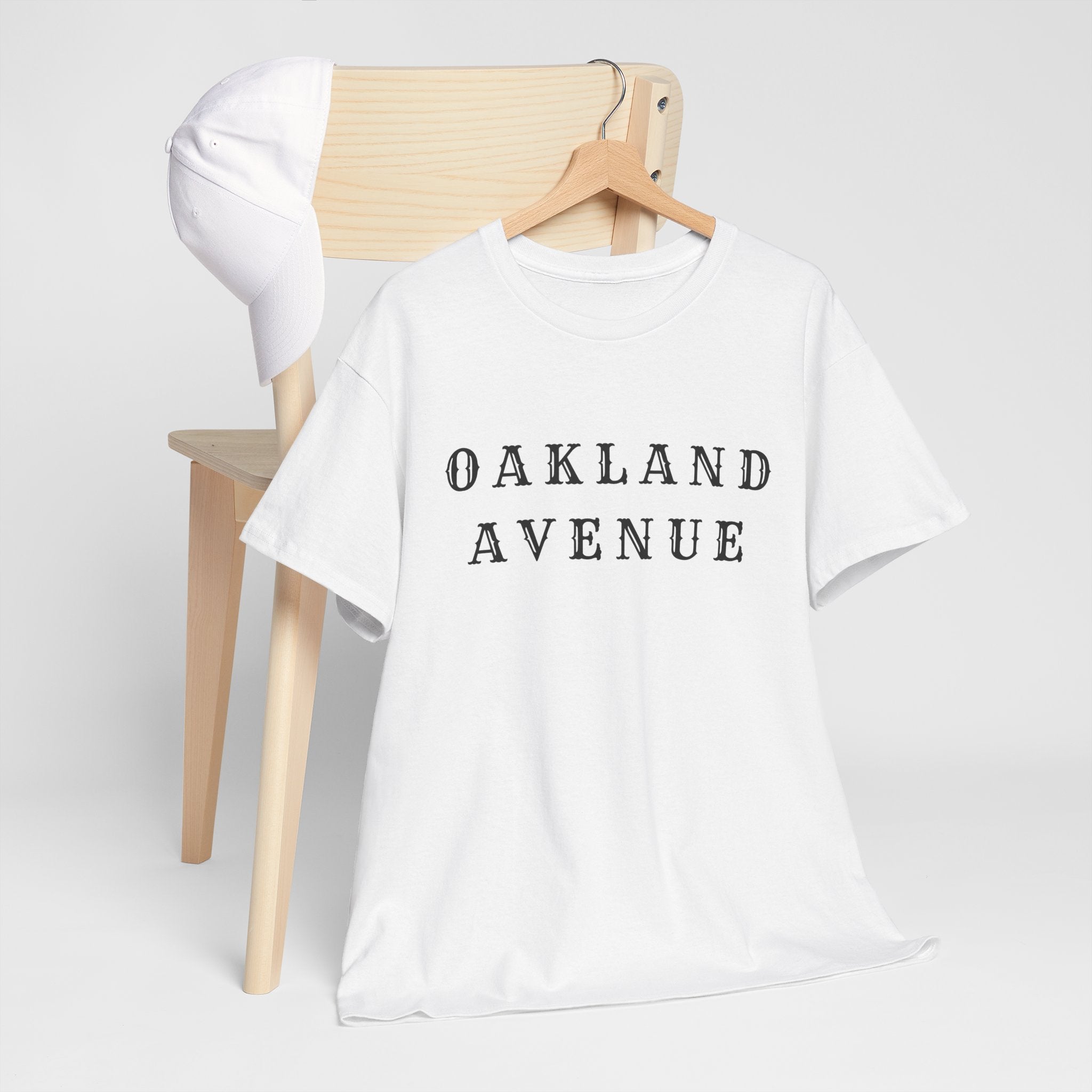 Oakland Avenue Throwback Tee — Minimal Streetwear Graphic T-Shirt