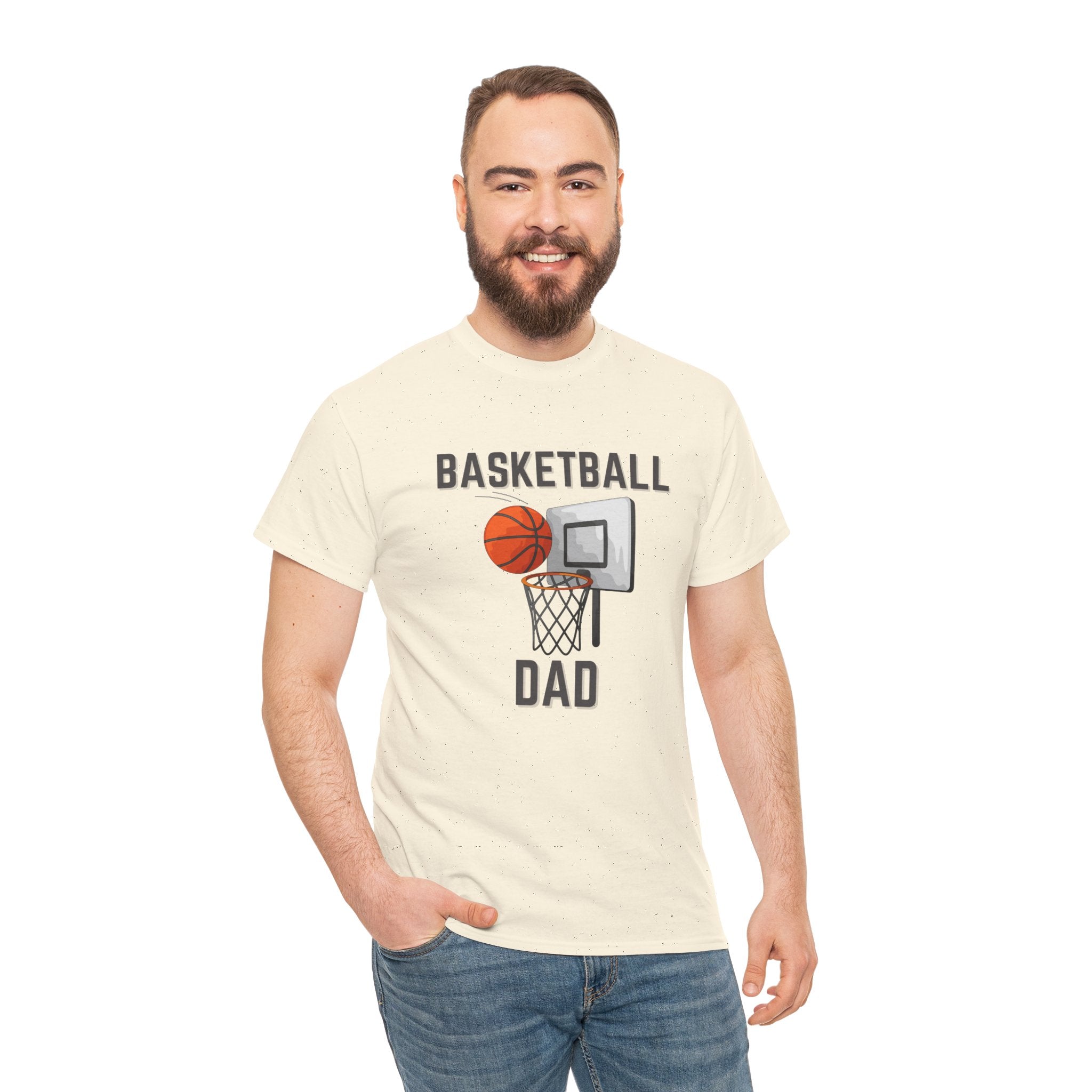 Basketball Dad T-Shirt — Dad Gift, Basketball Coach & Game Day Tee