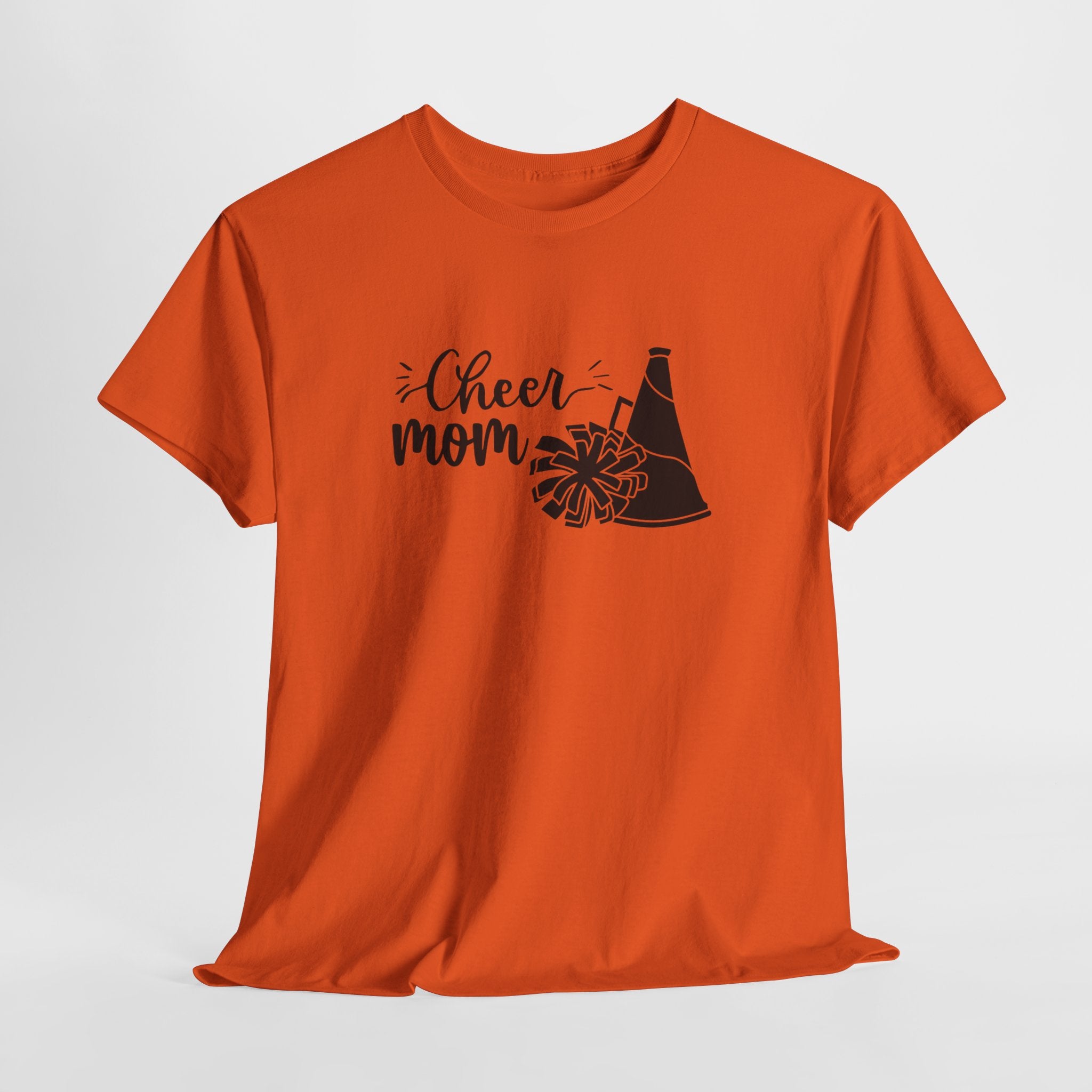 Cheer Mom T-Shirt — Pom Pom & Megaphone Mom Tee