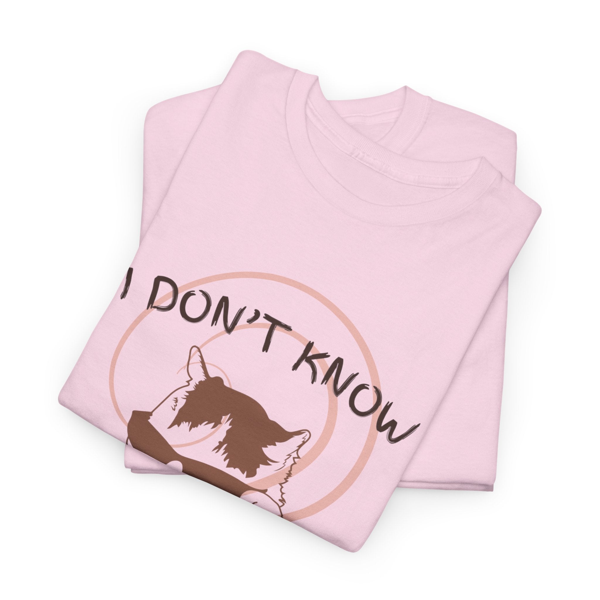 Cat Graphic Tee — "I Don't Know These People" Introvert Humor Shirt
