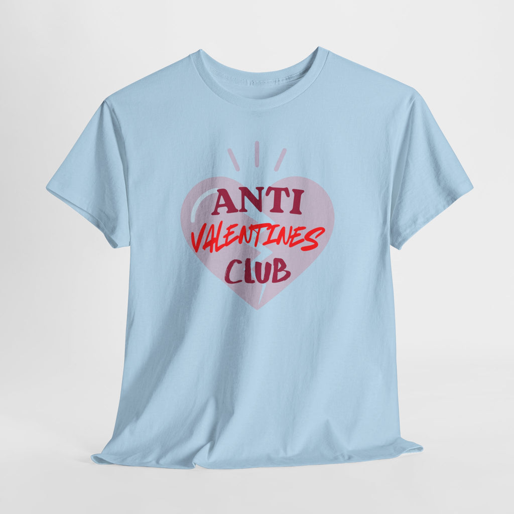 T-Shirt — Anti Valentines Day Club Heart Graphic Tee