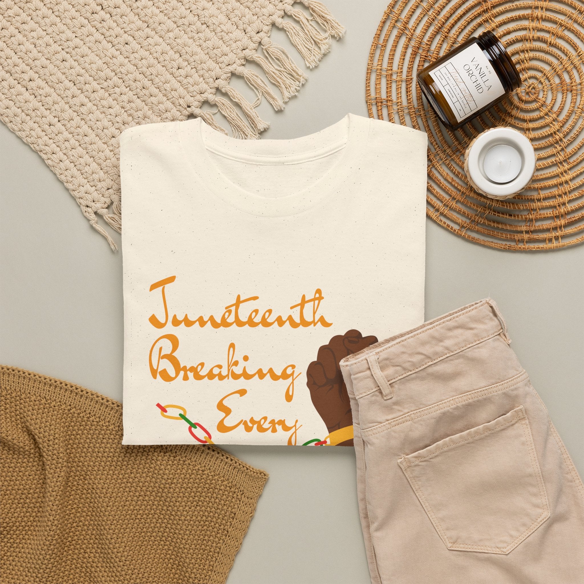 Juneteenth Freedom Tee — "Breaking Every Chain Since 1865"