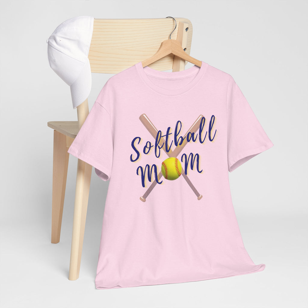 Softball Mom T-Shirt — Bat & Ball Graphic Tee