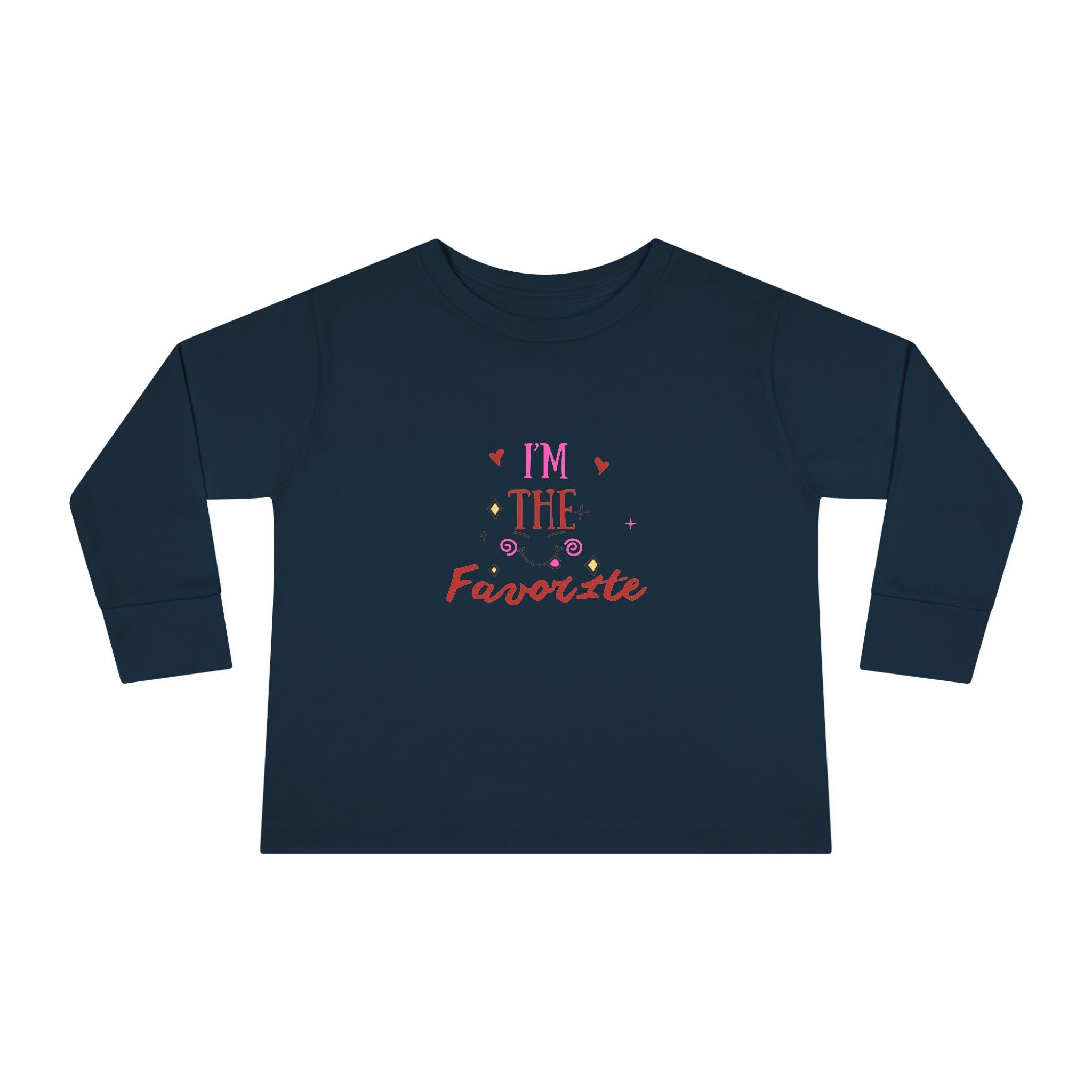 Toddler Long Sleeve Tee — "I'm the Favorite" Cute Kid’s Long-Sleeve Shirt
