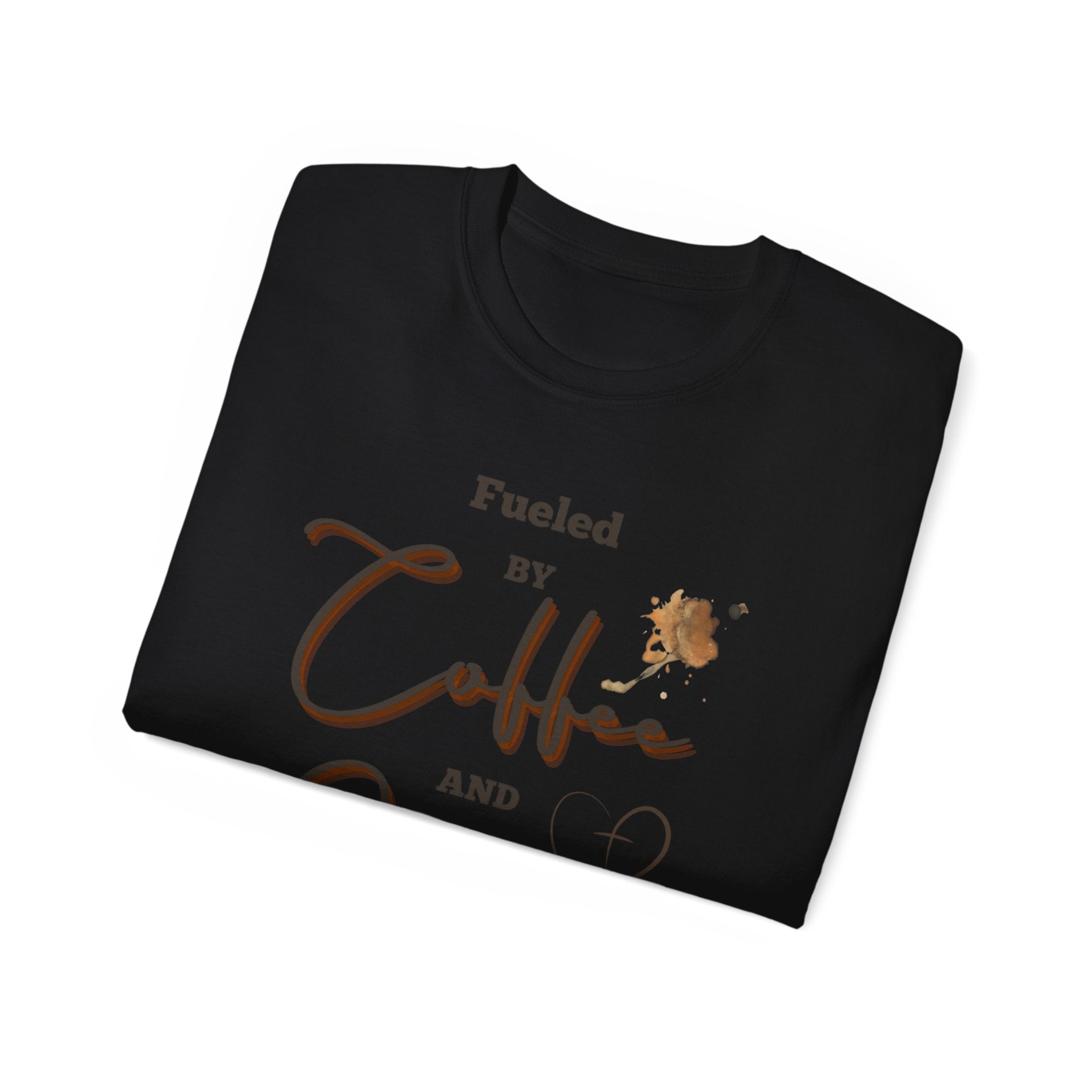 Coffee and Jesus T‑Shirt — "Fueled by Coffee and Jesus" Faith Graphic Tee