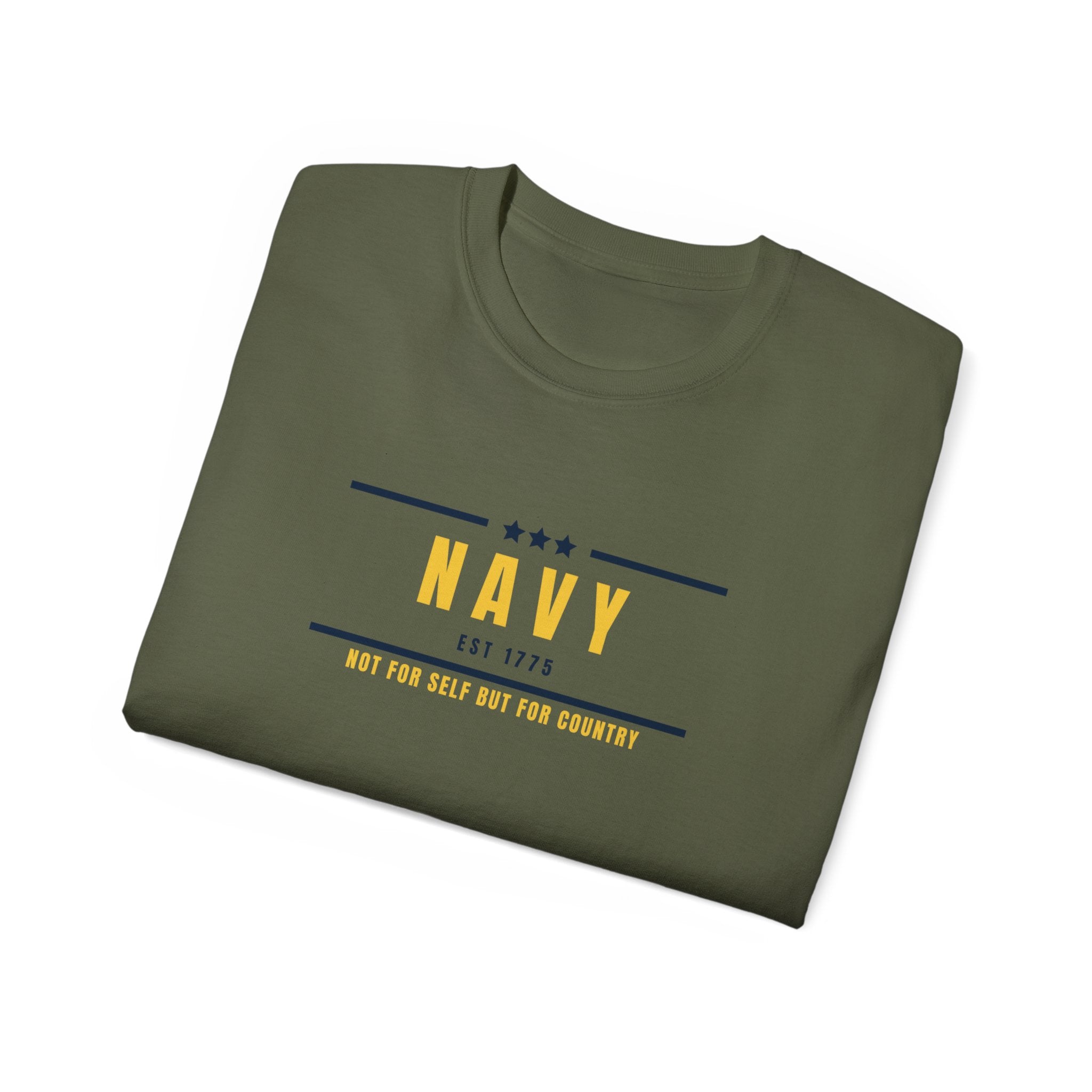 Navy Est. 1775 Military Graphic Tee — Veteran & Navy Support Shirt