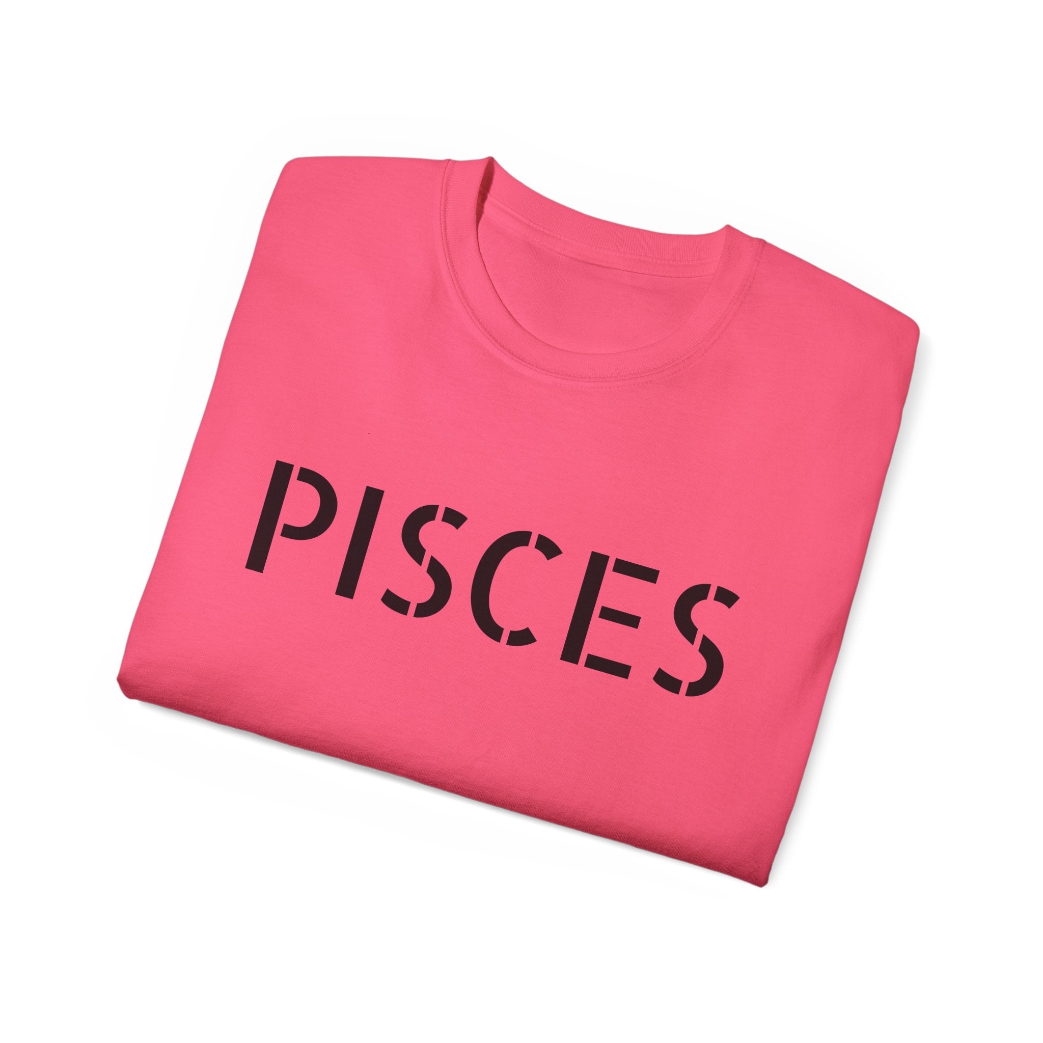 Pisces Zodiac Unisex Ultra Cotton Tee - Astrological Sign Graphic Shirt