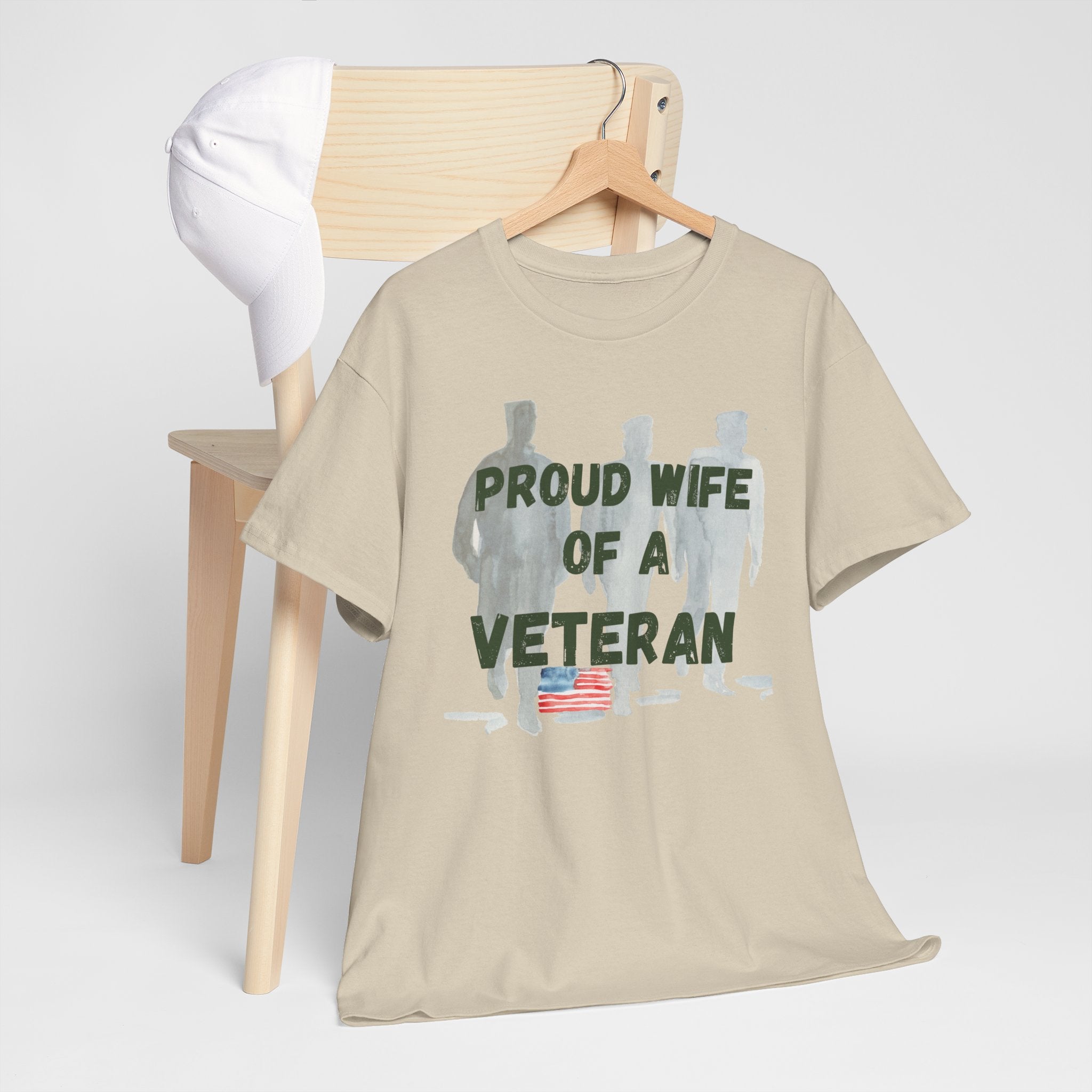 Veteran Wife T-Shirt — Proud Military Spouse Tee