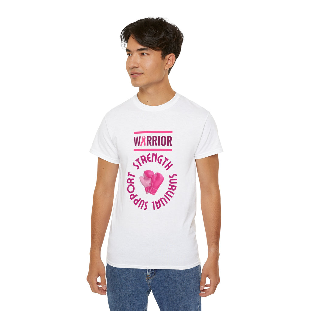 Breast Cancer Warrior T-Shirt — Support Strength Survival Tee