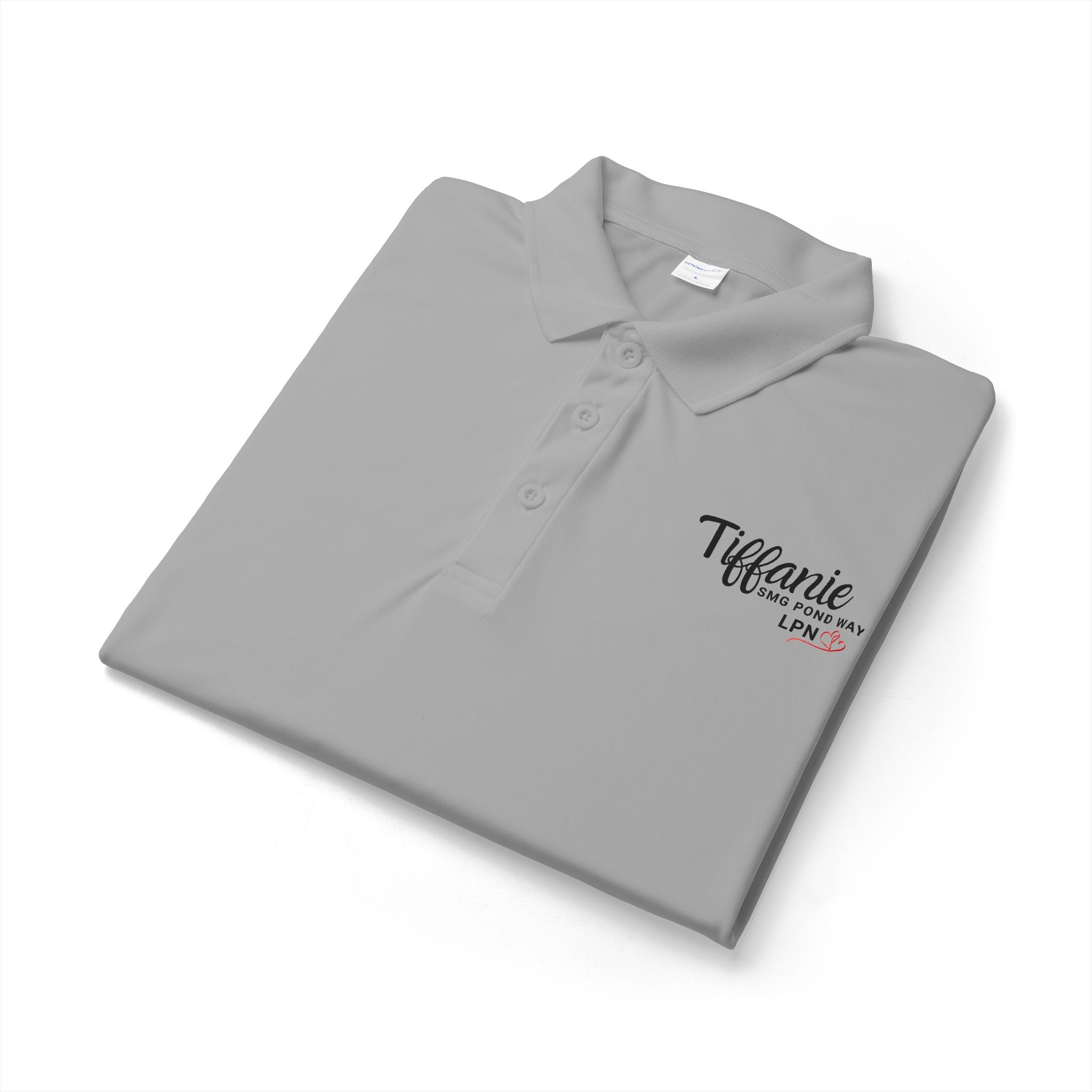Tiffanie Logo with a Heart Work Polo