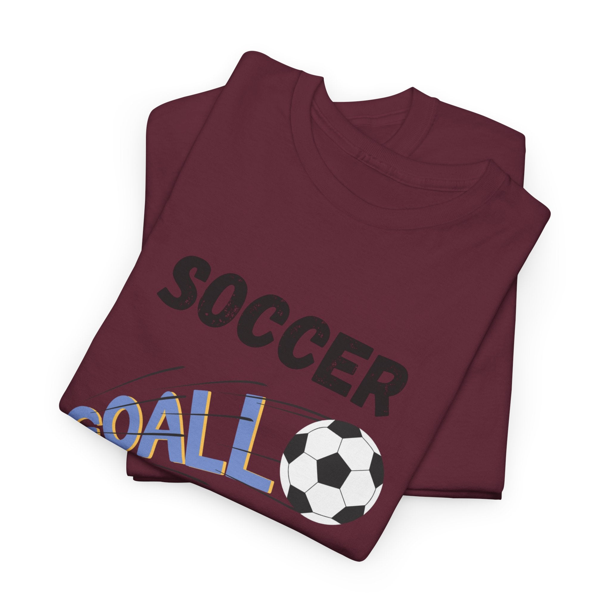 Soccer Mom T‑Shirt — 'Soccer Goal!' Graphic Tee with Soccer Ball