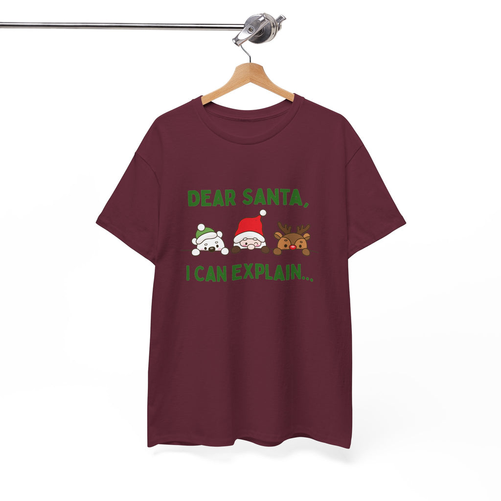 Dear Santa I Can Explain Christmas T-Shirt